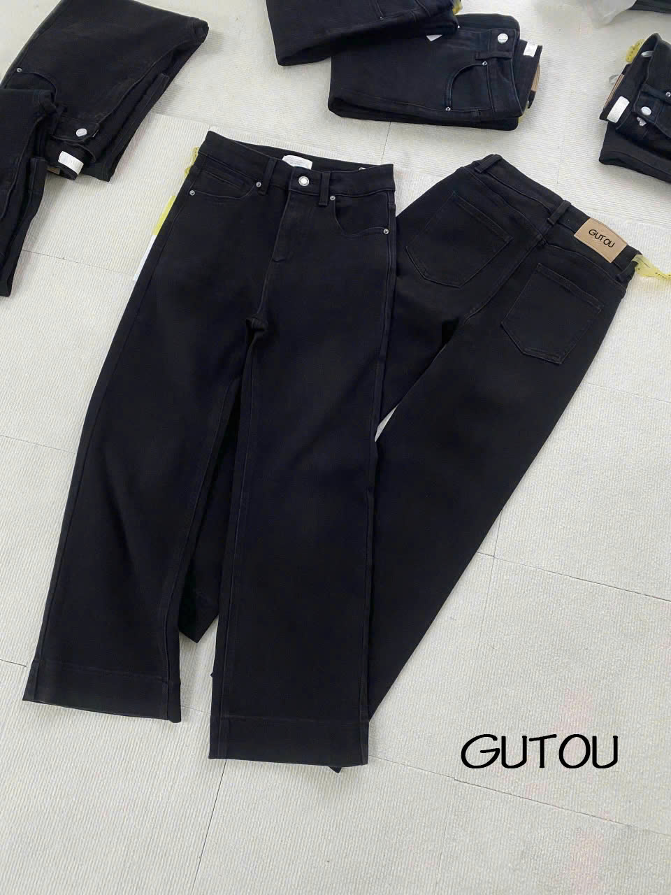 [ GUTOU ] Quần Jean Ống Đứng Retro Fit_thumbnail_4