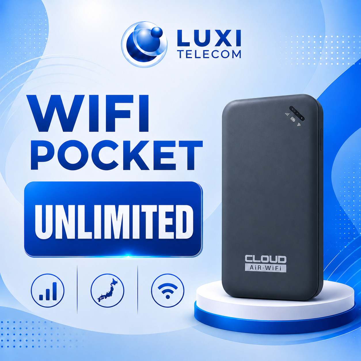 Phát Wifi SoftBank 300GB