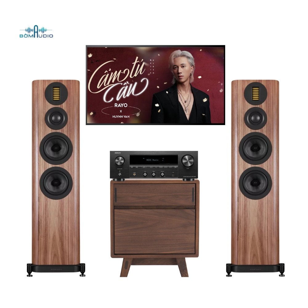 Combo Amply DENON DRA-900H + Loa Cột WHARFEDALE EVO 5.4 – DW1