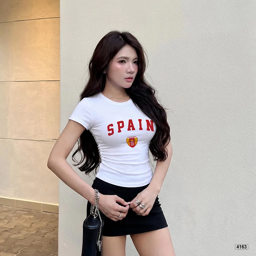 Áo thun form ôm body tôn dáng Spain cá tính Beezy 4163_thumbnail_2