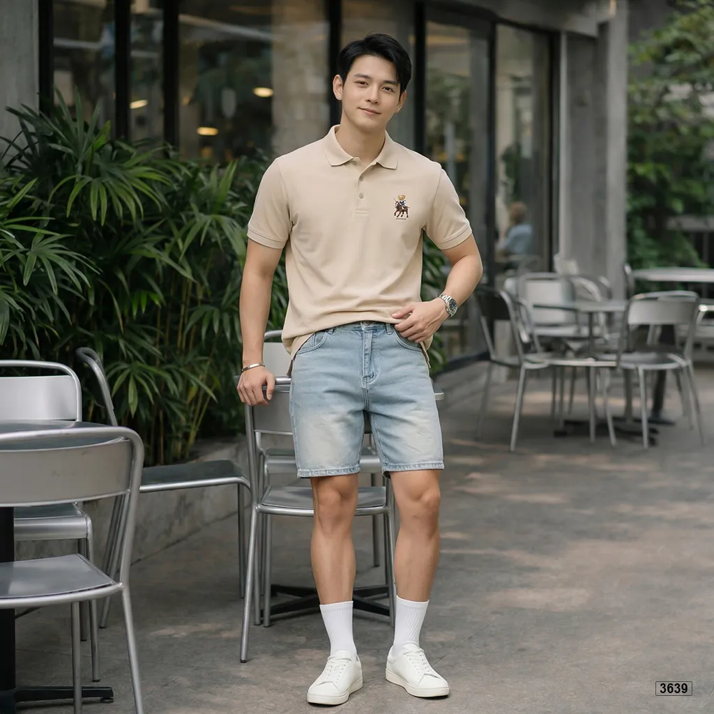 Áo polo nam form vừa đơn giản dễ phối Polux 3639_thumbnail_2