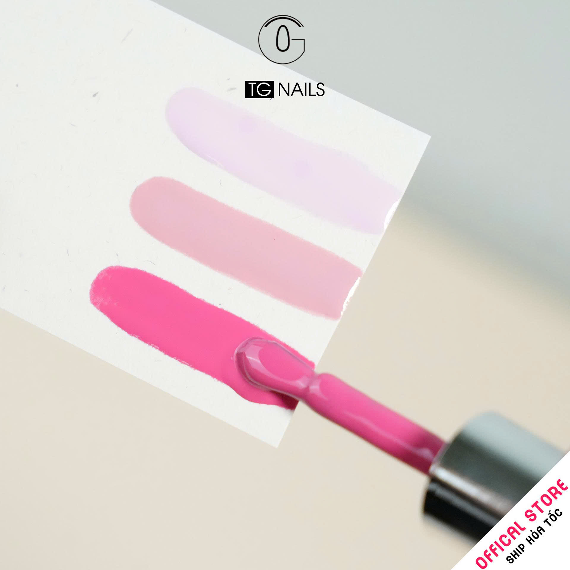 Sơn móng TG Nails gel. Khối lượng tịnh: 10g/ lọ. Nhãn hàng TG nail gel - Com bo Sơn GEL 6 màu Pastel_thumbnail_3