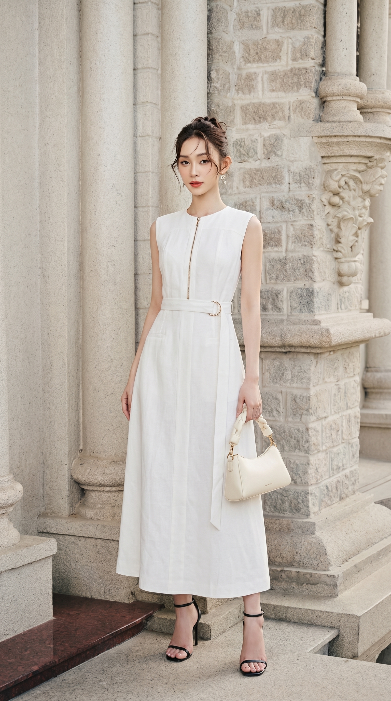 Đầm gile xòe 26201