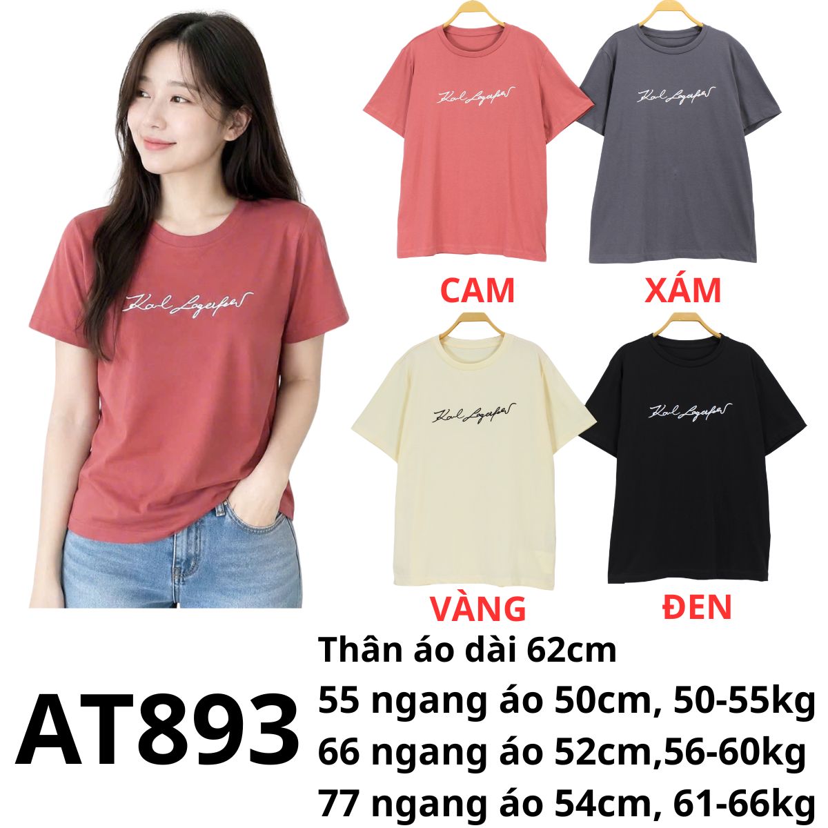 AT893 - Áo thun Hàn