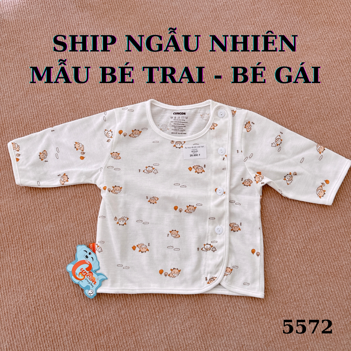 Áo hoạ tiết BS DÀI TAY cuncon