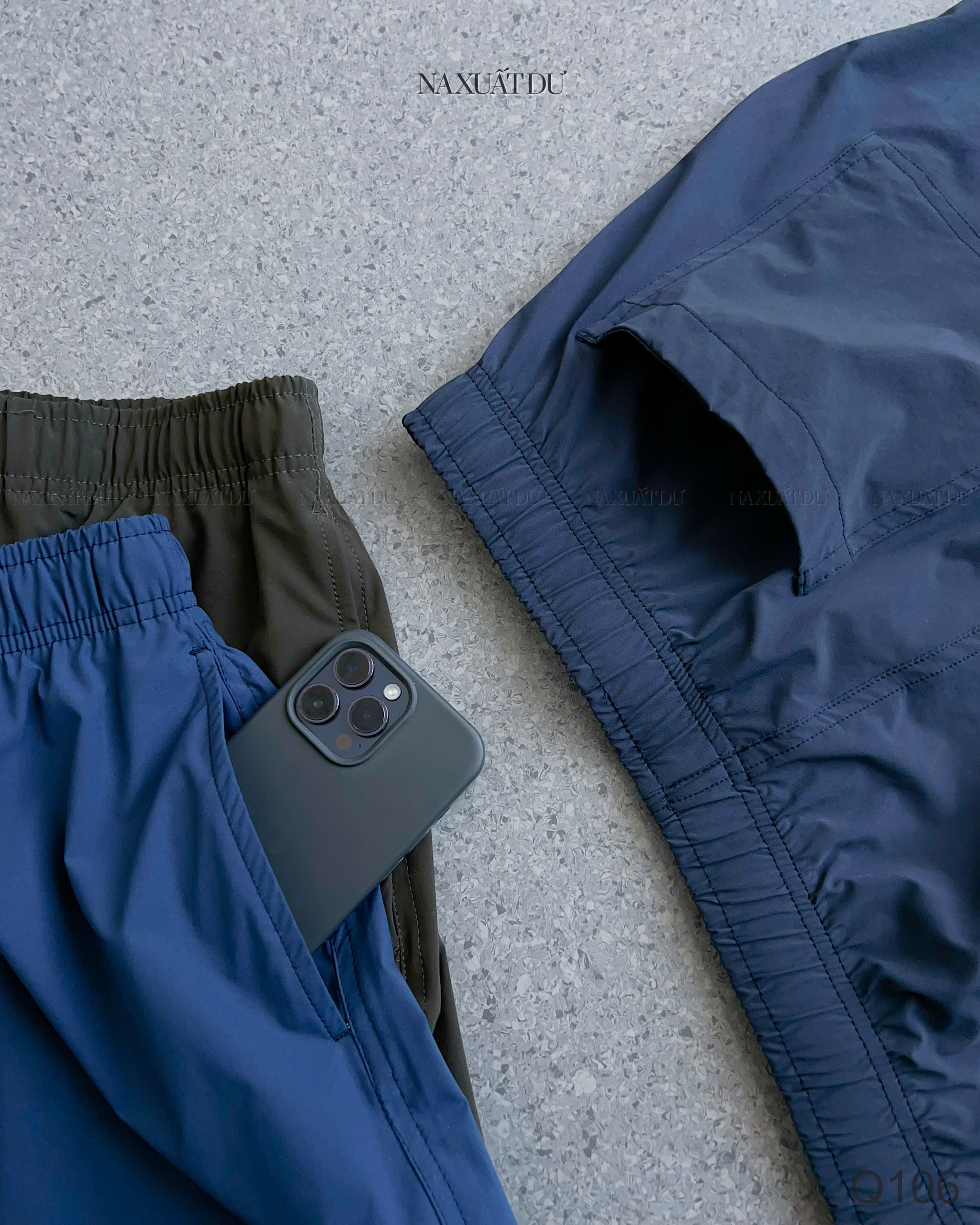 Set 2 quần short gió  