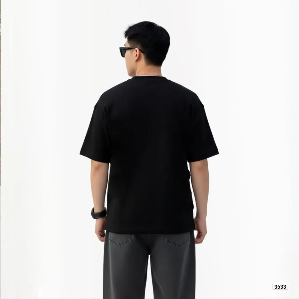 Áo thun oversize phong cách cổ điển dễ mặc TeePrint 3533_thumbnail_2