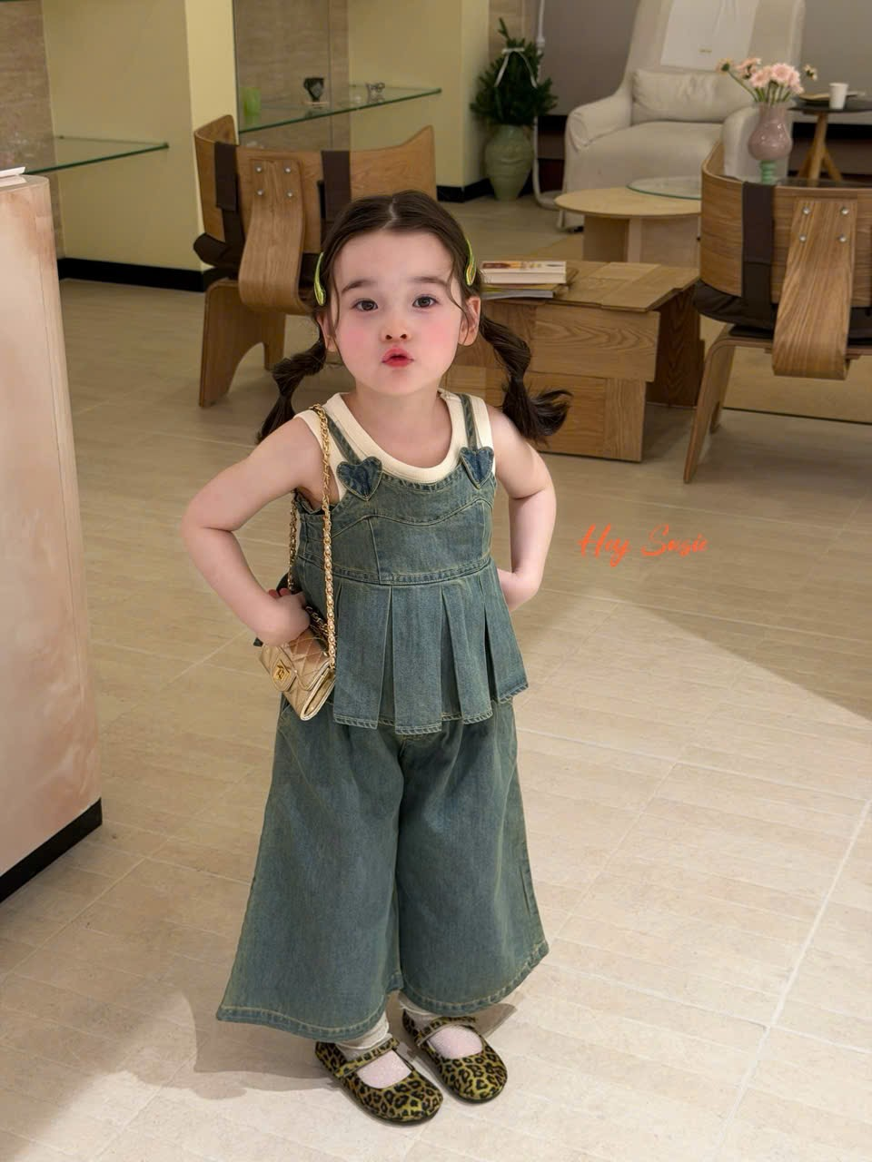 HS16 - Set 2 dây bò sẫm hãng Hey Susie