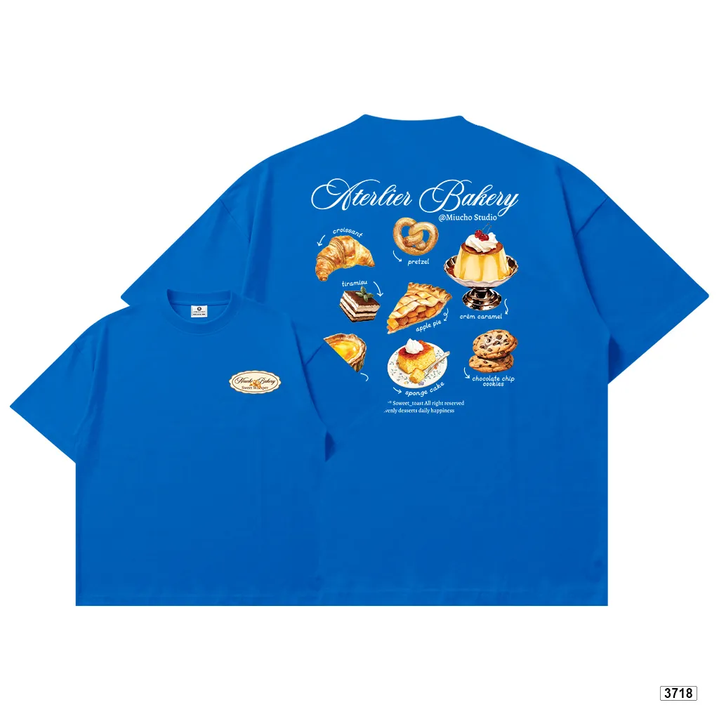 Áo thun unisex form boxy chất thoáng mát Miucho Bakery 3718_thumbnail_16
