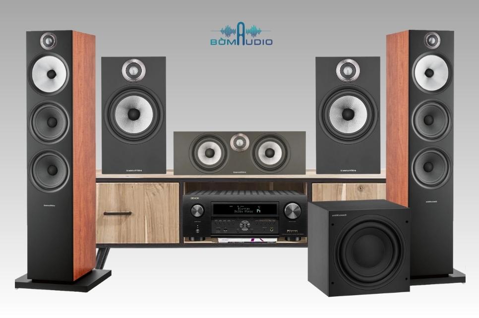 Combo Amply DENON AVC-X6700H + Front B&W 603 S2 “ANNIVERSARY EDITION” + Center B&W HTM6 S2 “ANNIVERSARY EDITION” + Surround B&W 606 S2 “ANNIVERSARY EDITION” + Sub B&W ASW610 - B71