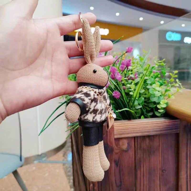 Móc Khoá Thỏ Nâu Xinh Xắn Dễ Thương Nam Caro Cute Bag PK035_thumbnail_7