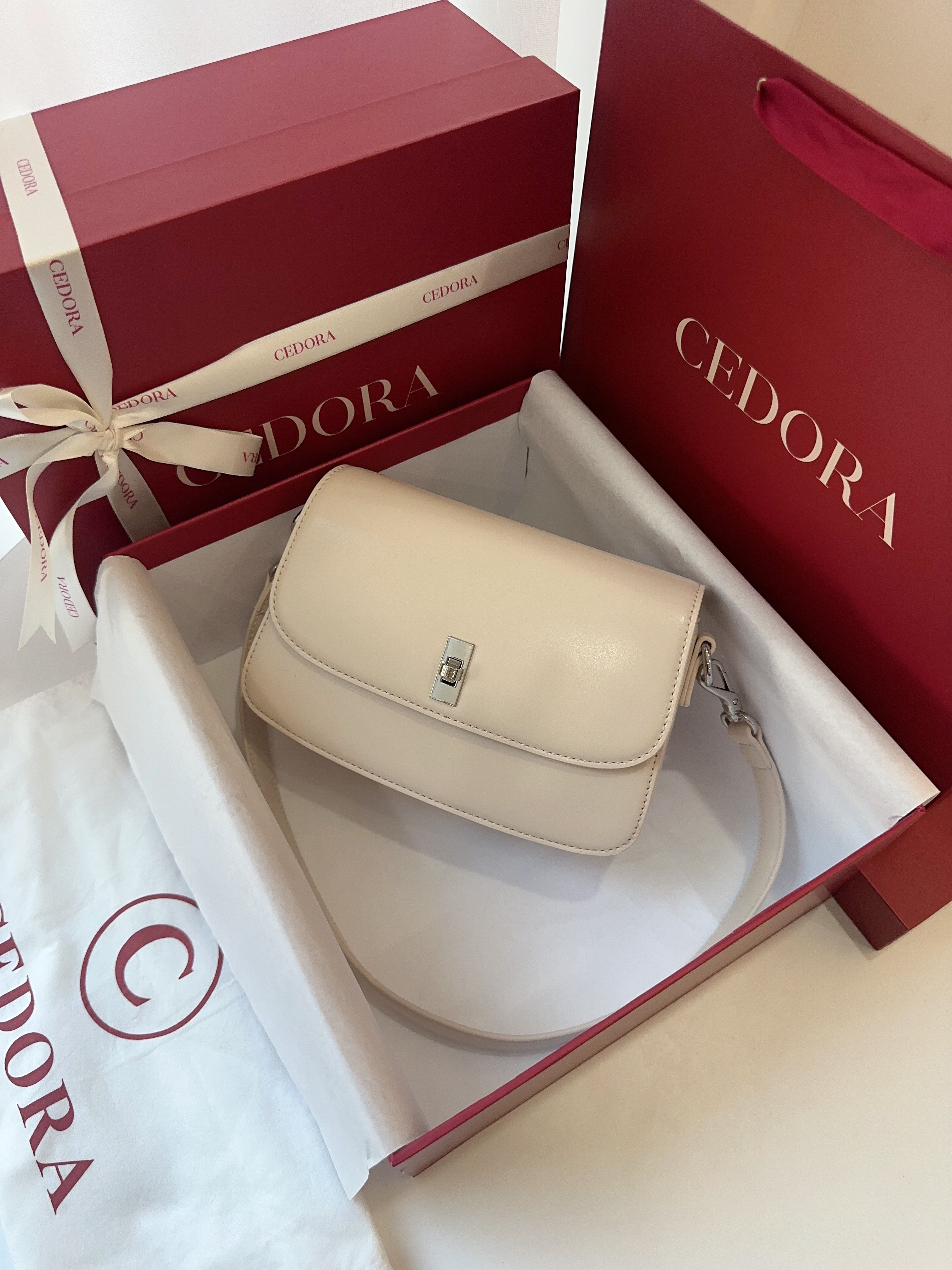 Túi CEDORA khóa bạc size22 71093C_thumbnail_6