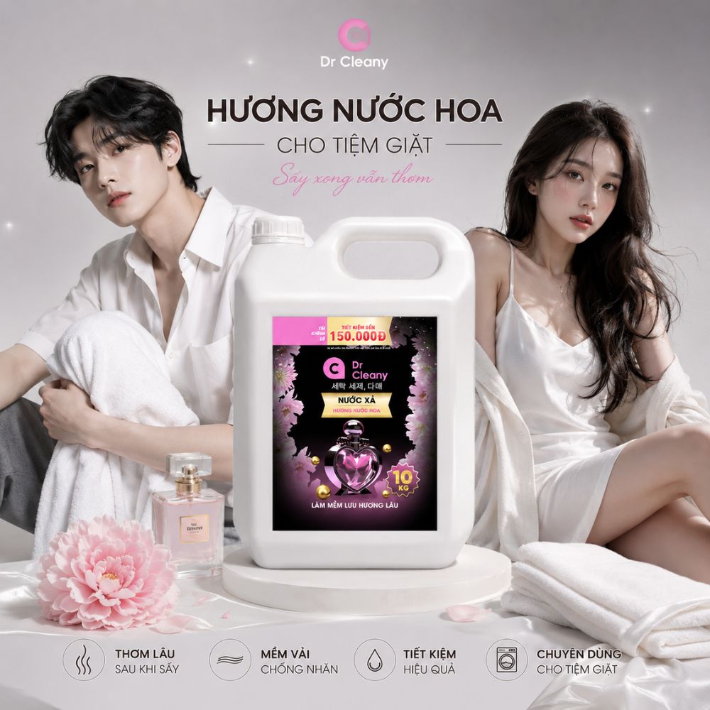 Nước xả Dr Cleany 10KG (Đen)