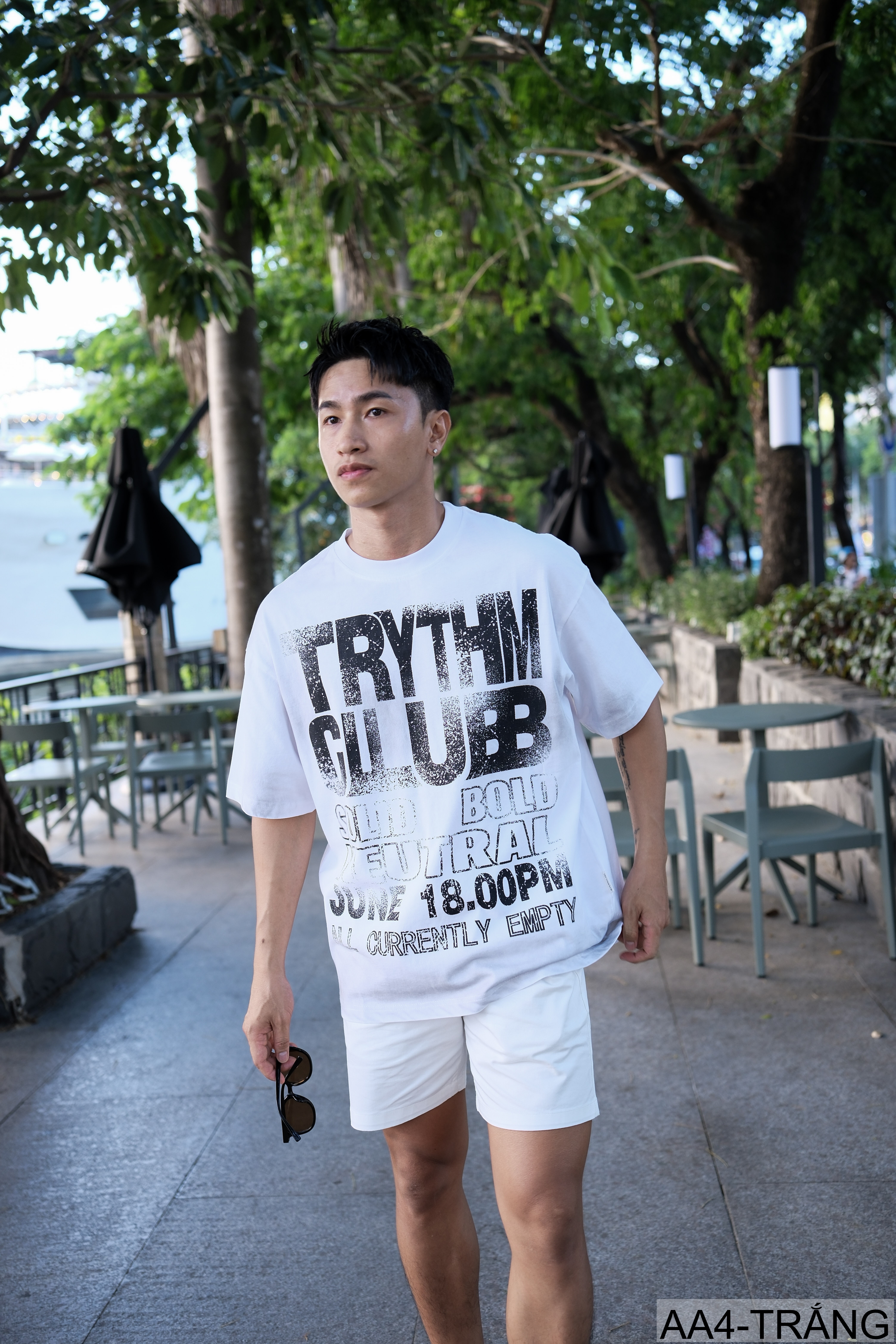 AA4 - Áo thun nam phong cách streetwear Mỹ, cổ tròn tay ngắn, chất cotton , họa tiết chữ nổi bật, form rộng rãi_thumbnail_4