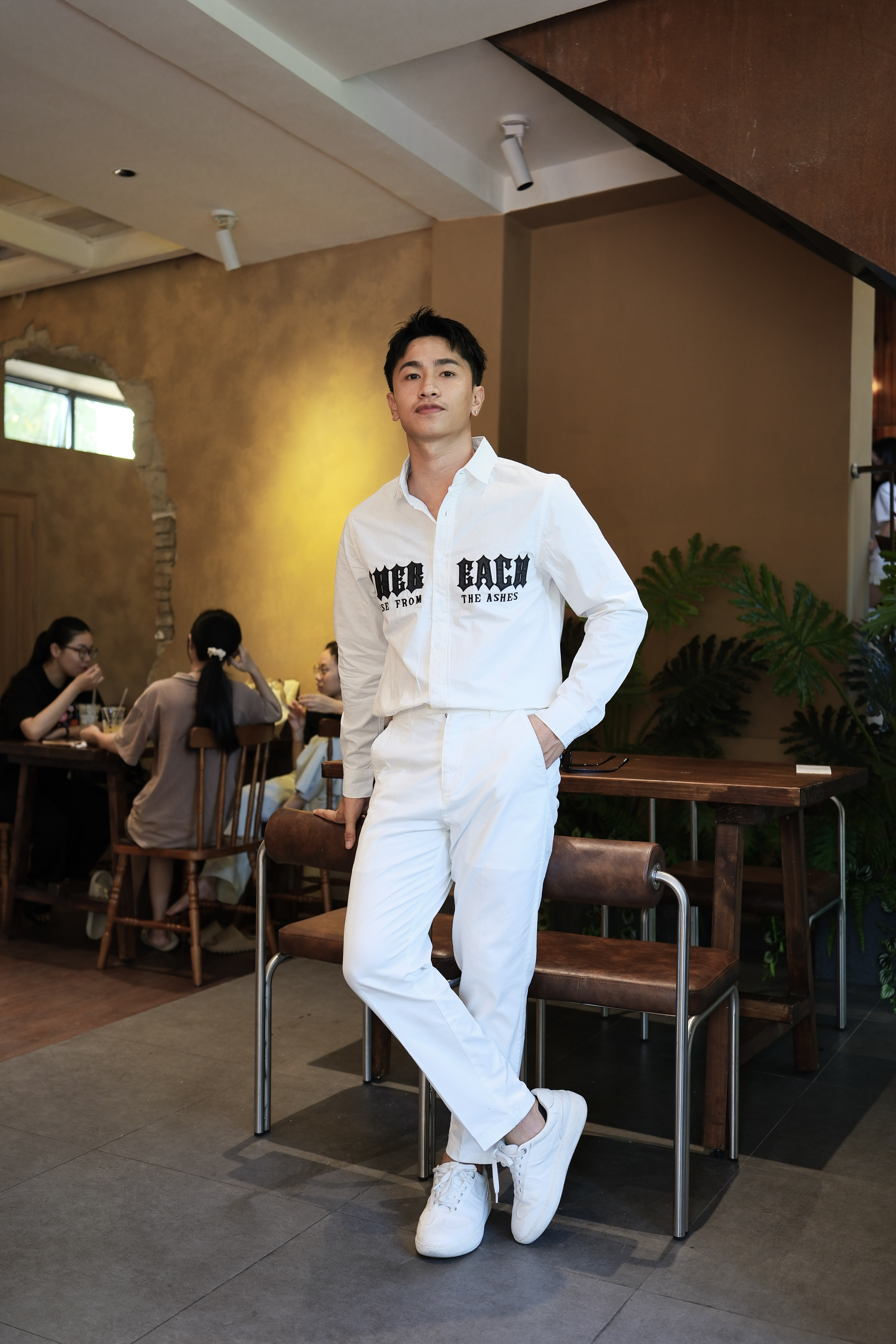 SA11 - Áo sơ mi nam dài tay họa tiết chữ phong cách Nhật Bản, chất cotton mềm mại, dáng rộng thoải mái_thumbnail_3