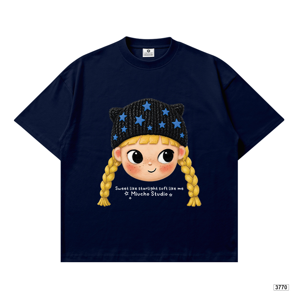 Áo thun boxy nữ Cartoon Girl đáng yêu Miucho 3770_thumbnail_15