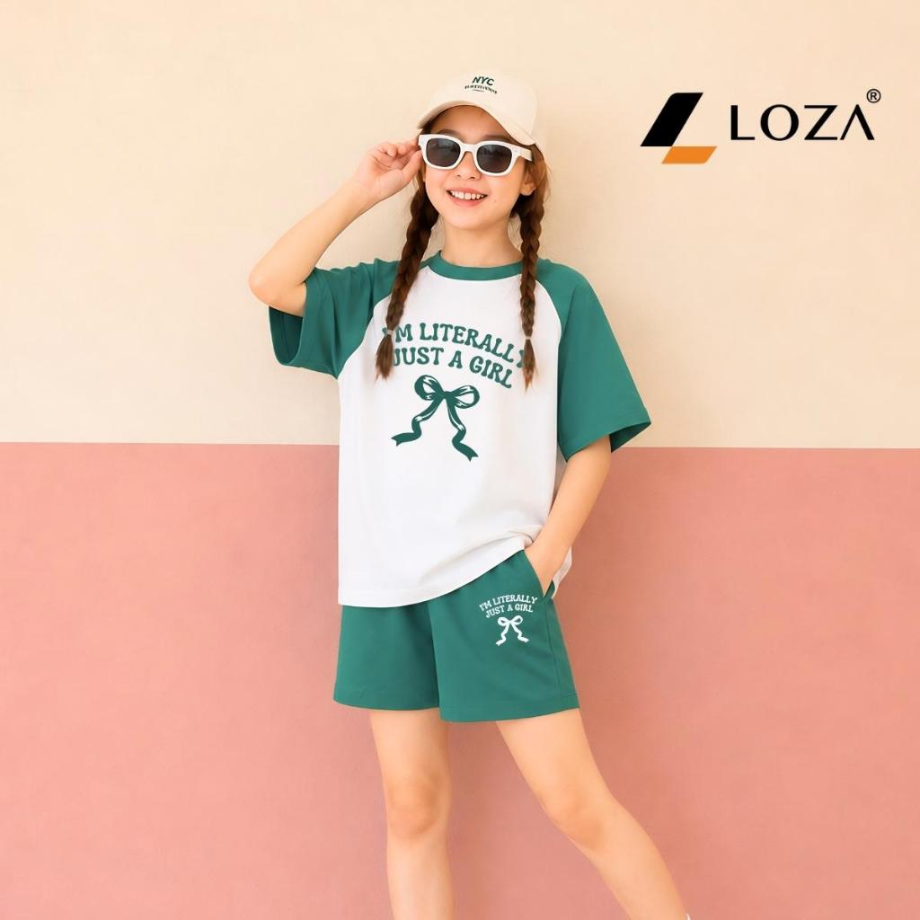 [XẢ KHO SIZE BỘ 150] Bộ đồ cho bé gái nhiều mẫu - Quần áo bé gái từ 30-35kg - Loza Kids XB008_thumbnail_7