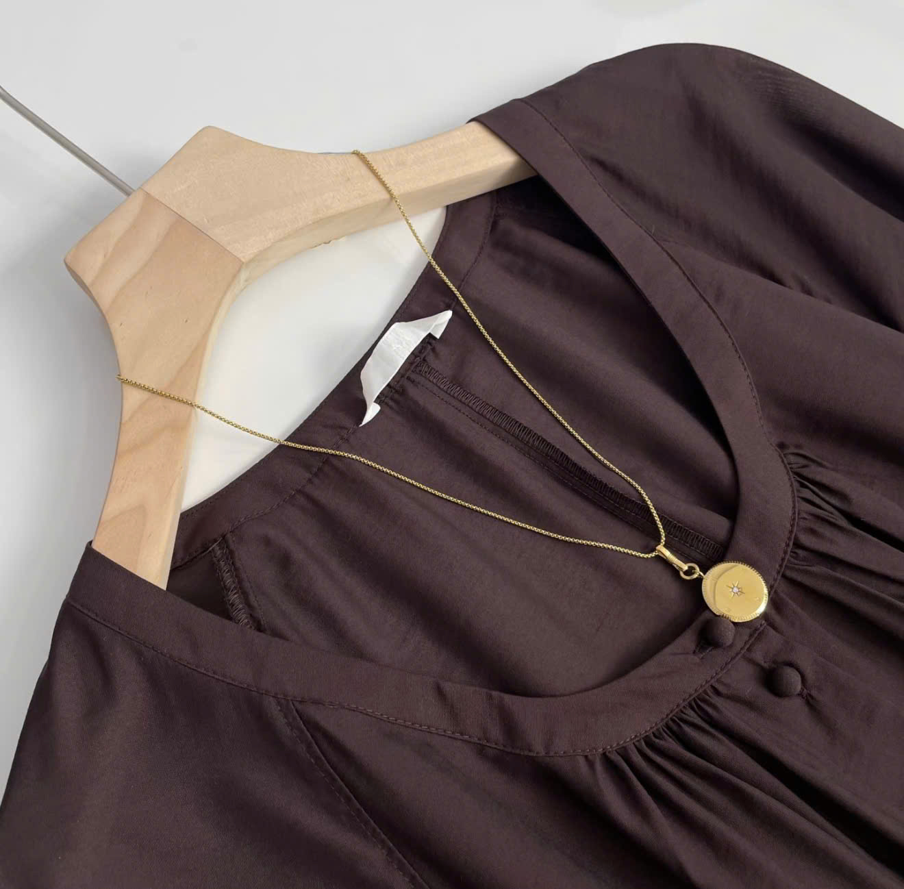 E687 ĐẦM SUÔNG NÂU CỔ U H&M_thumbnail_7