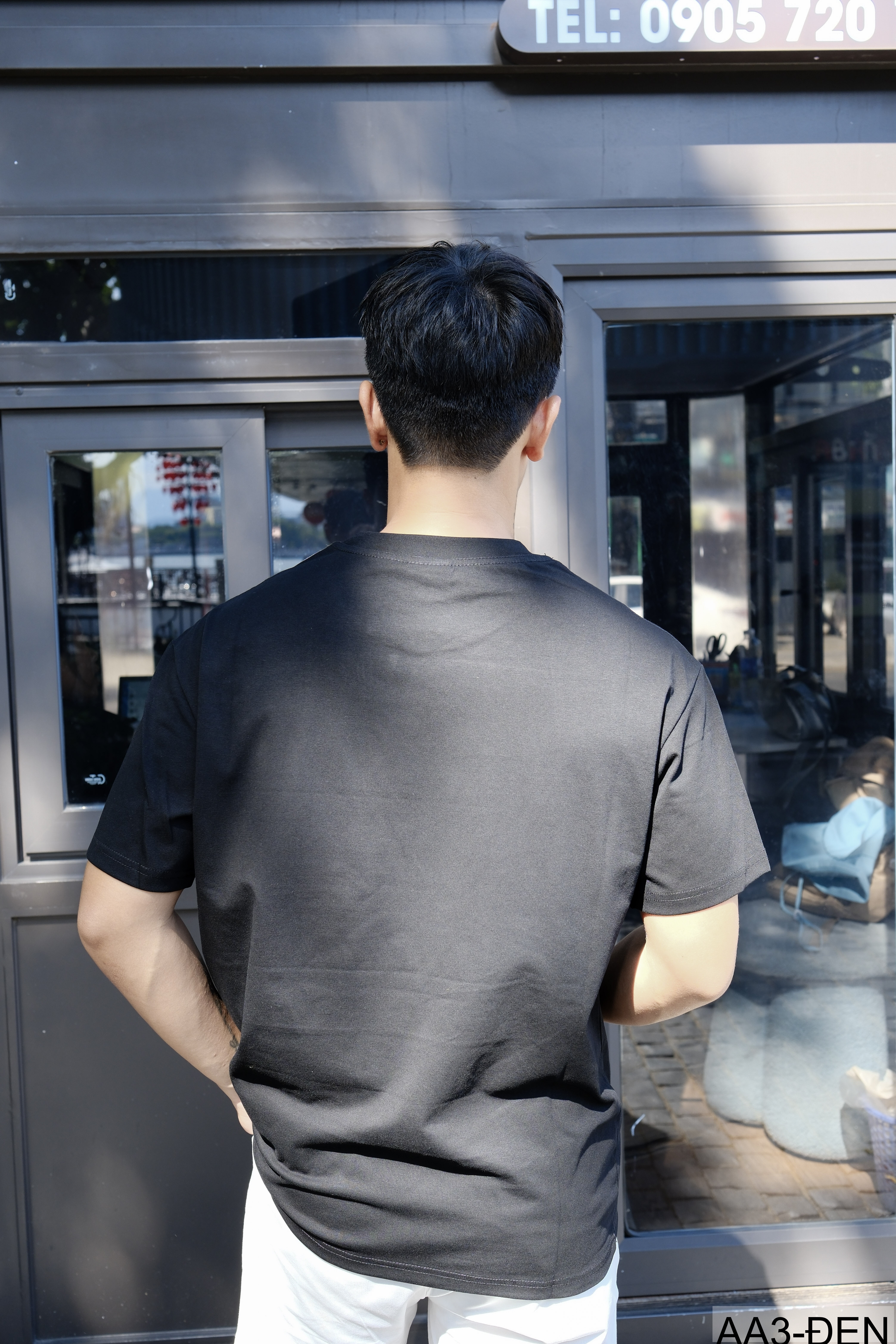 AA3 - Áo thun unisex cổ tròn tay ngắn in chữ retro phong cách streetwear_thumbnail_4