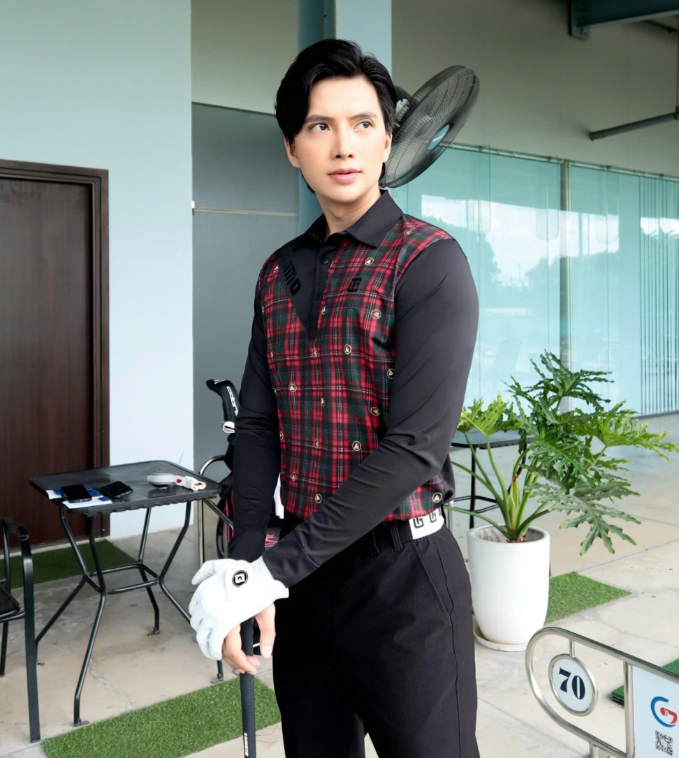 Áo Polo dài tay họa tiết caro  - Nam - Tartan_thumbnail_1