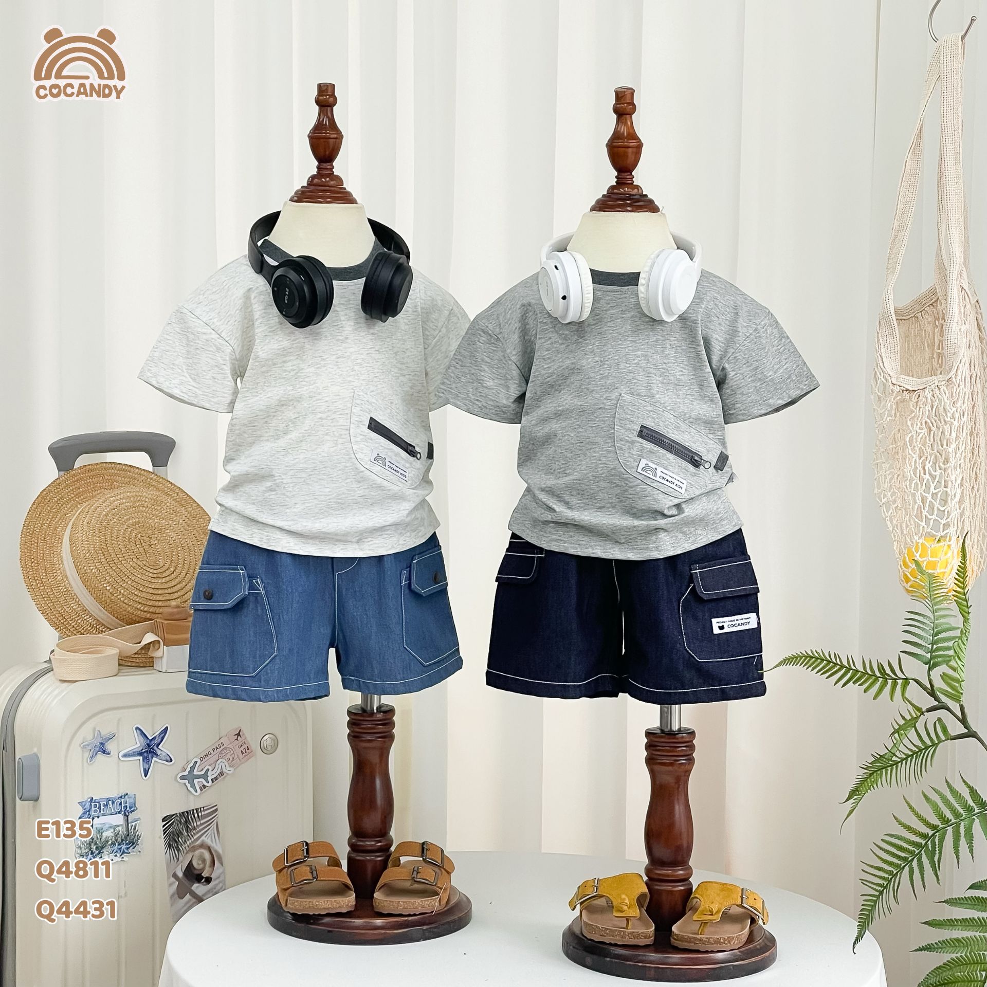 Áo cộc GHI ĐẬM túi ốp kéo khóa_thumbnail_7