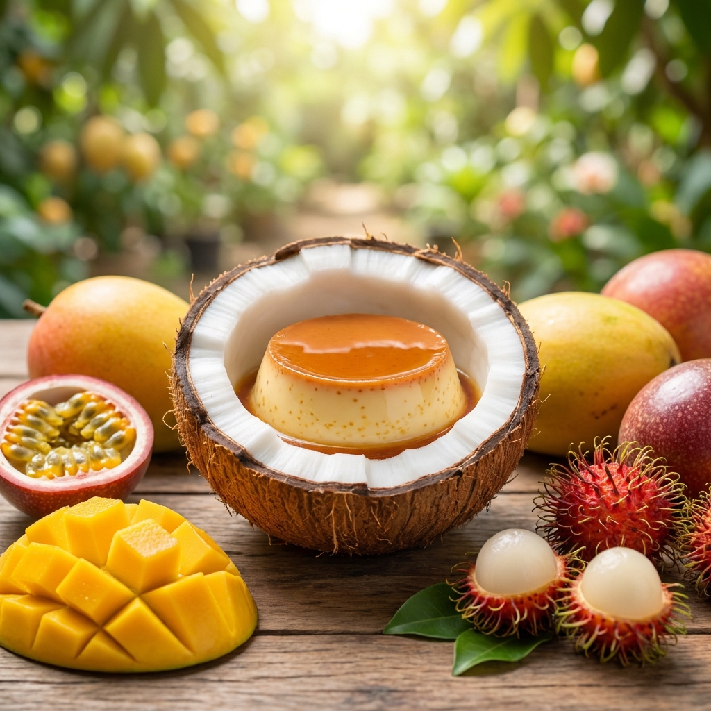 Bí Quyết Làm Bánh Flan Trái Dừa Không Rỗ, Chuẩn Vị