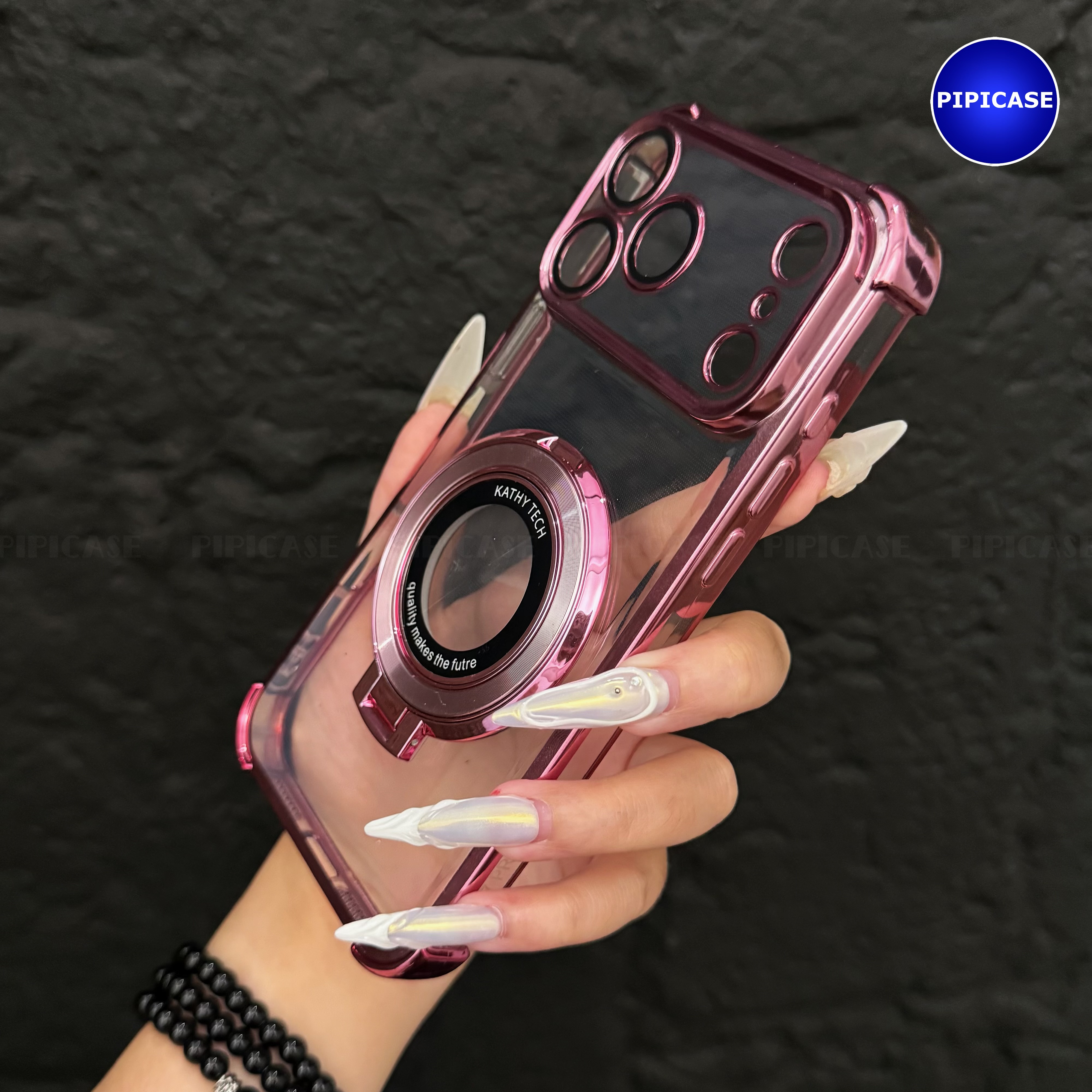 Ốp Lưng iPhone 17 Pro - Ven - Hồng_thumbnail_4