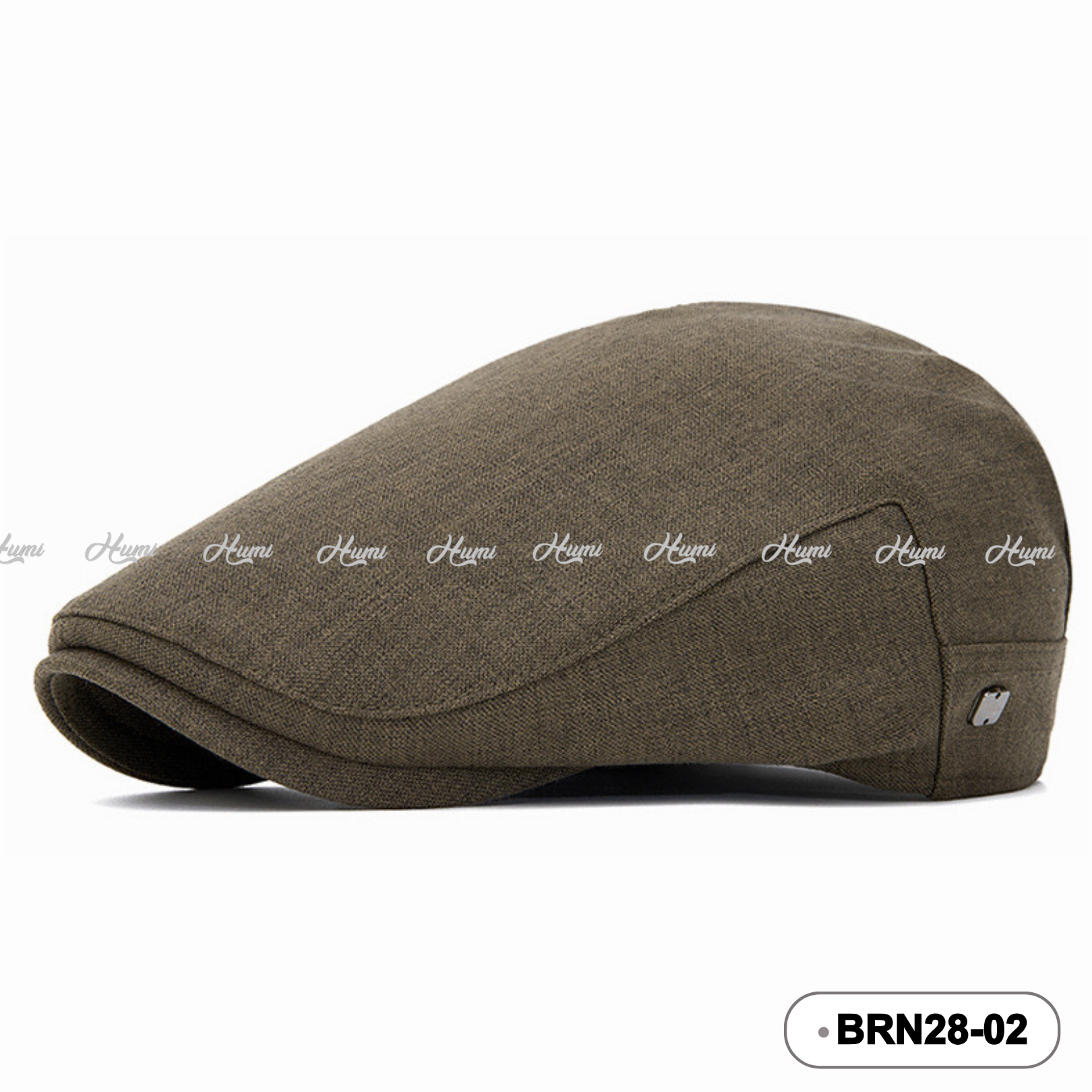 MŨ BERET NAM CAO CẤP (BRN28-02 Nâu)