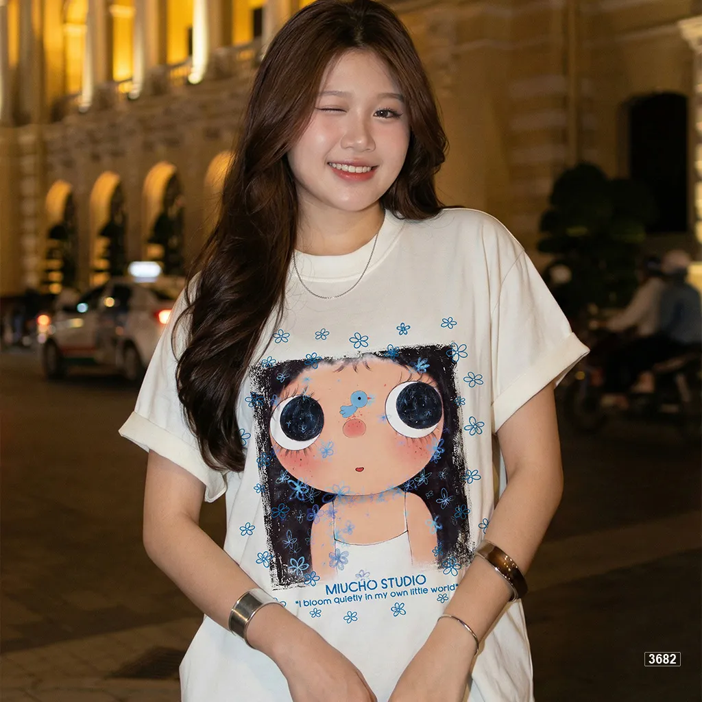 Áo thun nữ form boxy hoạt hình dễ thương Miucho 3682_thumbnail_5