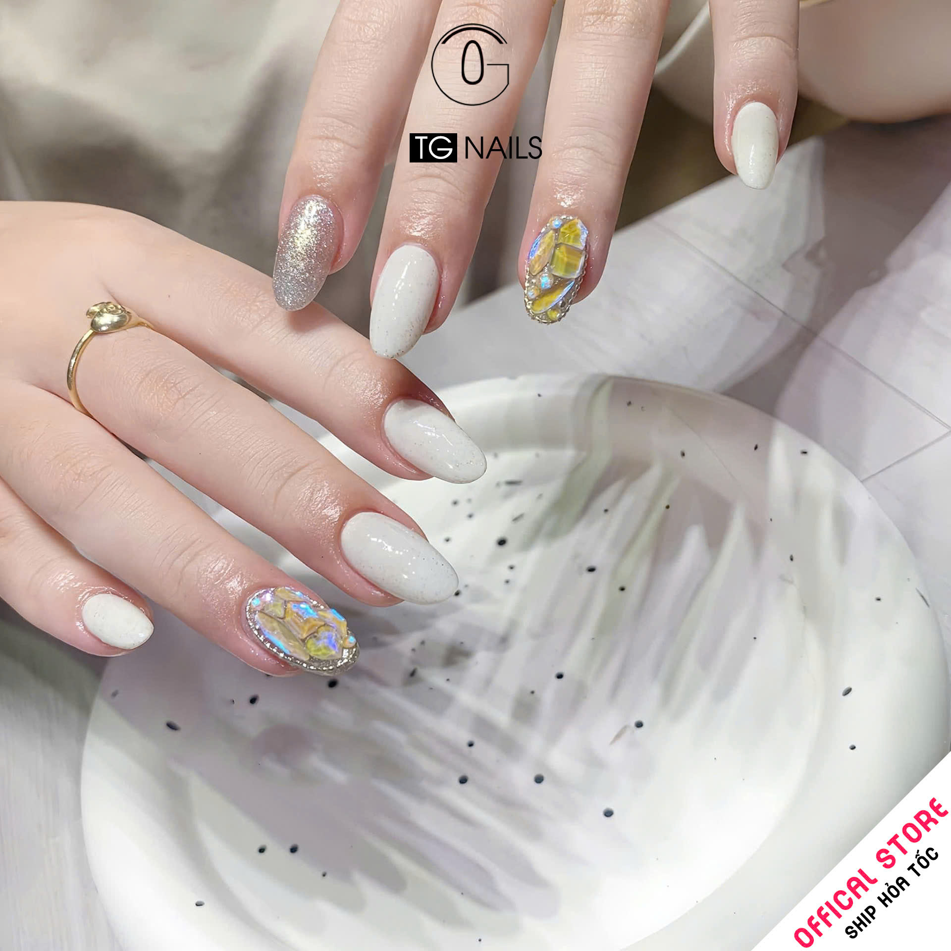 Sơn gel Nhũ Cát chai 10g TG Nails_thumbnail_5