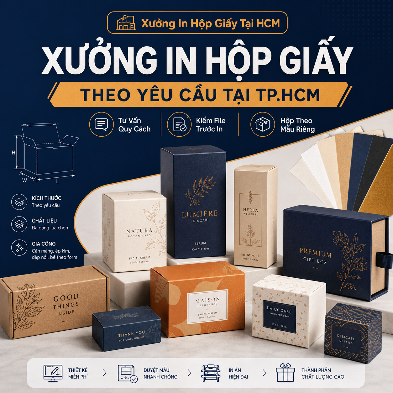 Xưởng In Hộp Giấy TPHCM Theo Yêu Cầu | In Ấn SG