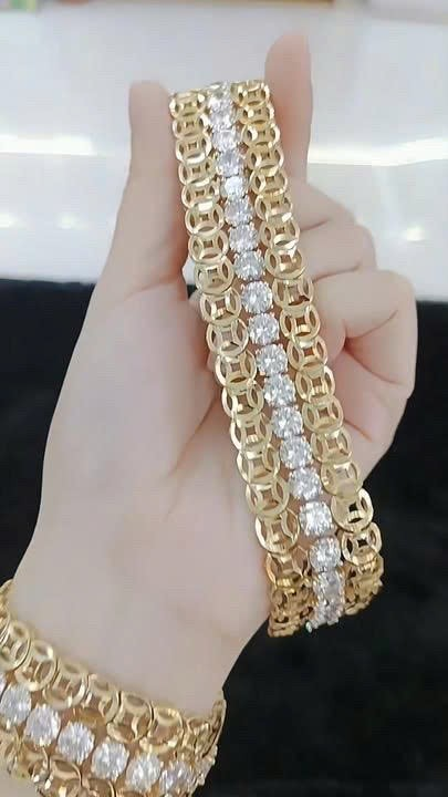 Lắc Tay Kim Tiền 3 Hàng