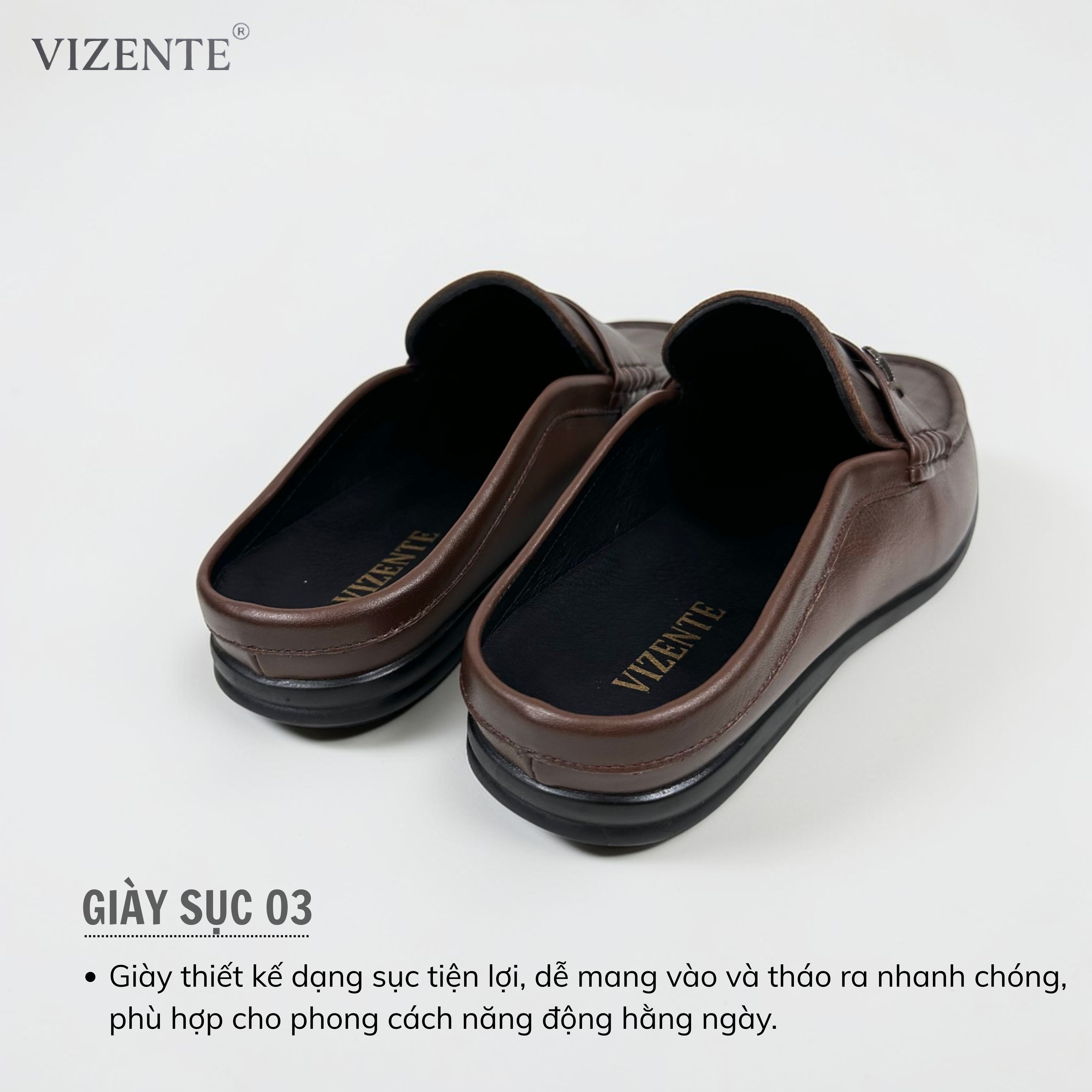 Giày Da Nam Sục Lười 03