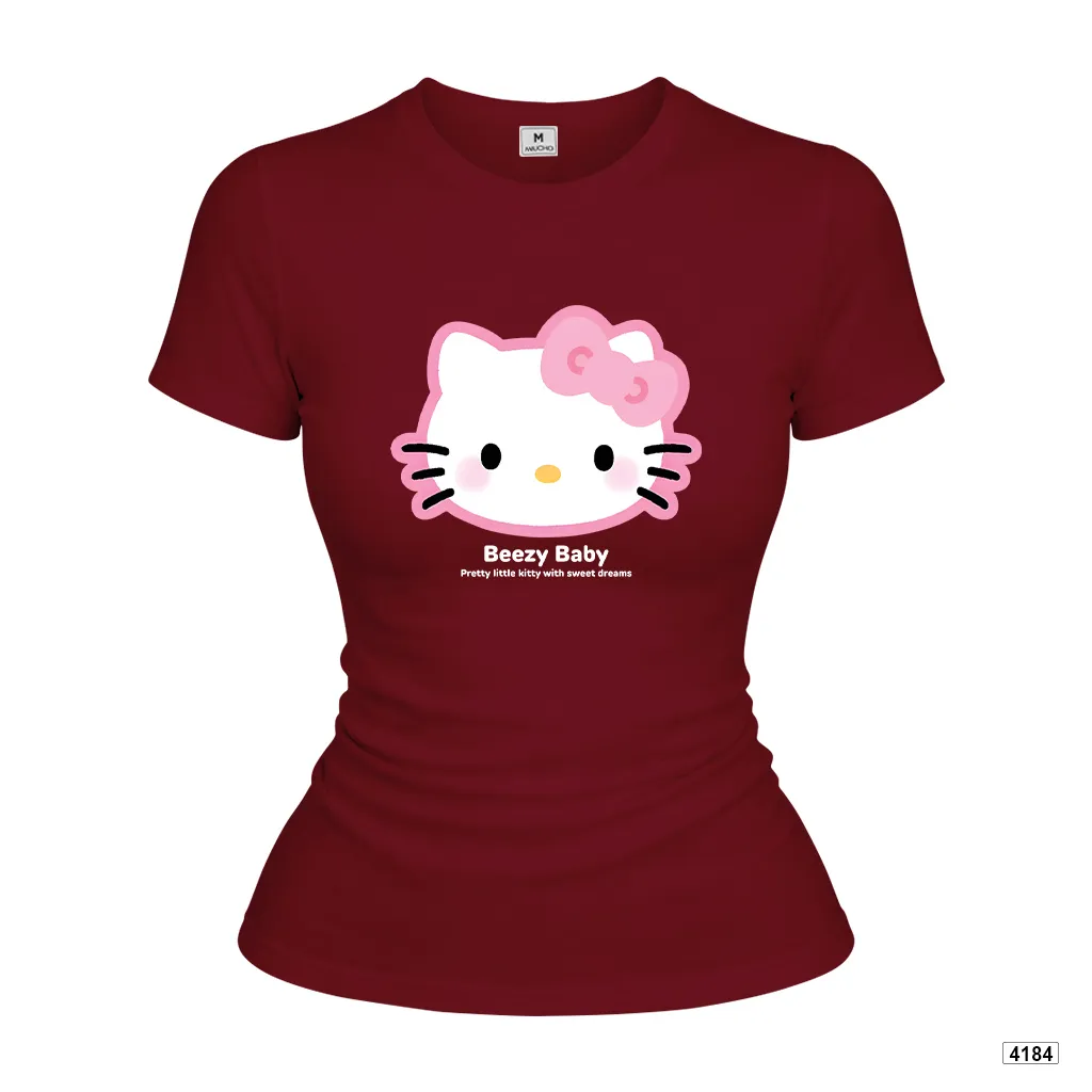 Áo baby tee nữ ôm body co giãn Kittie Beezy 4184_thumbnail_12