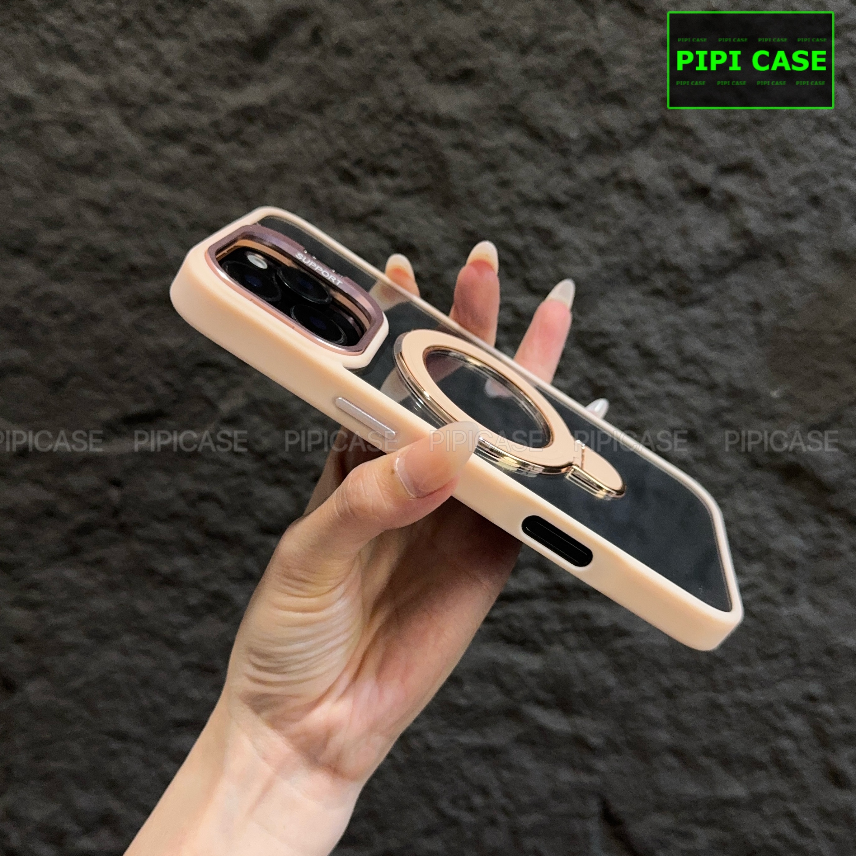 Ốp Lưng iPhone 12 Pro Max - Super Gone - Hồng_thumbnail_4