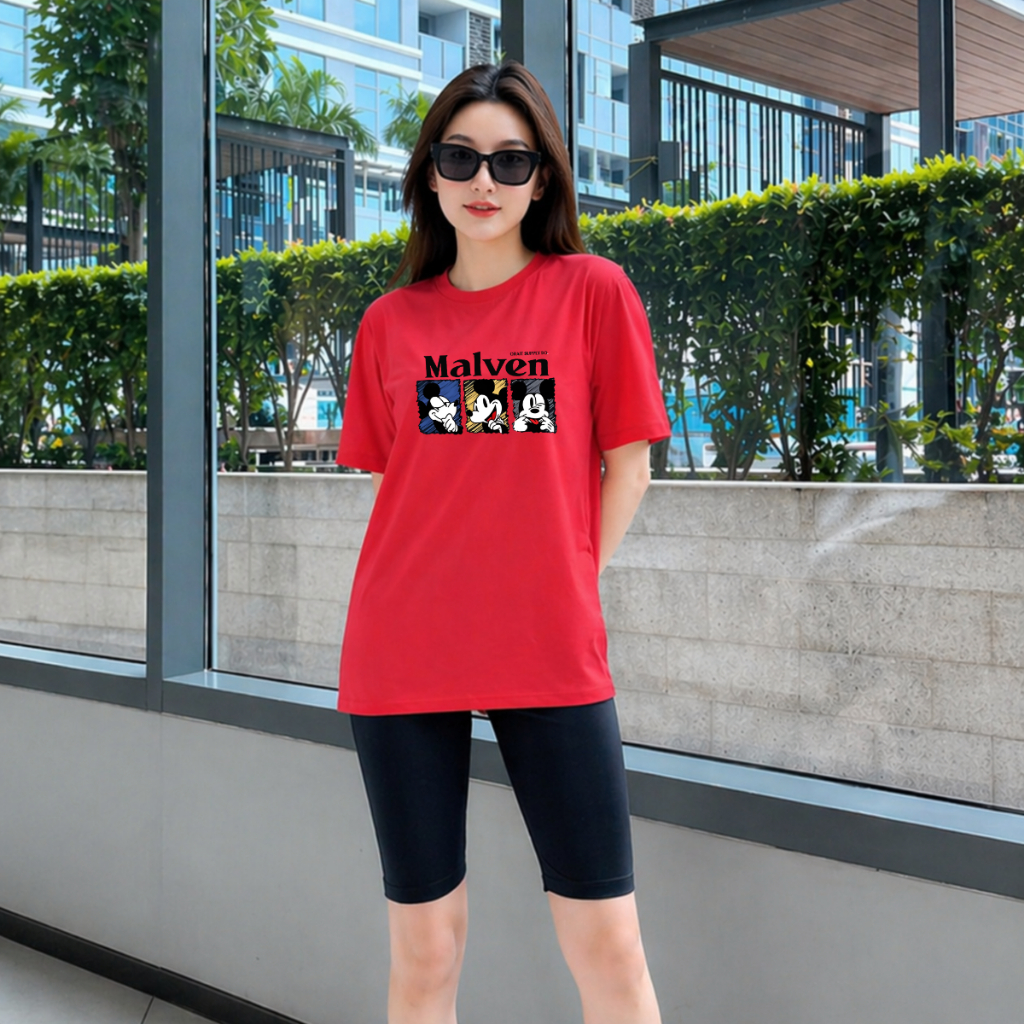 Set đồ nữ Loza Malven gồm áo thun rộng và quần legging lửng umi - Loza GB671_thumbnail_8