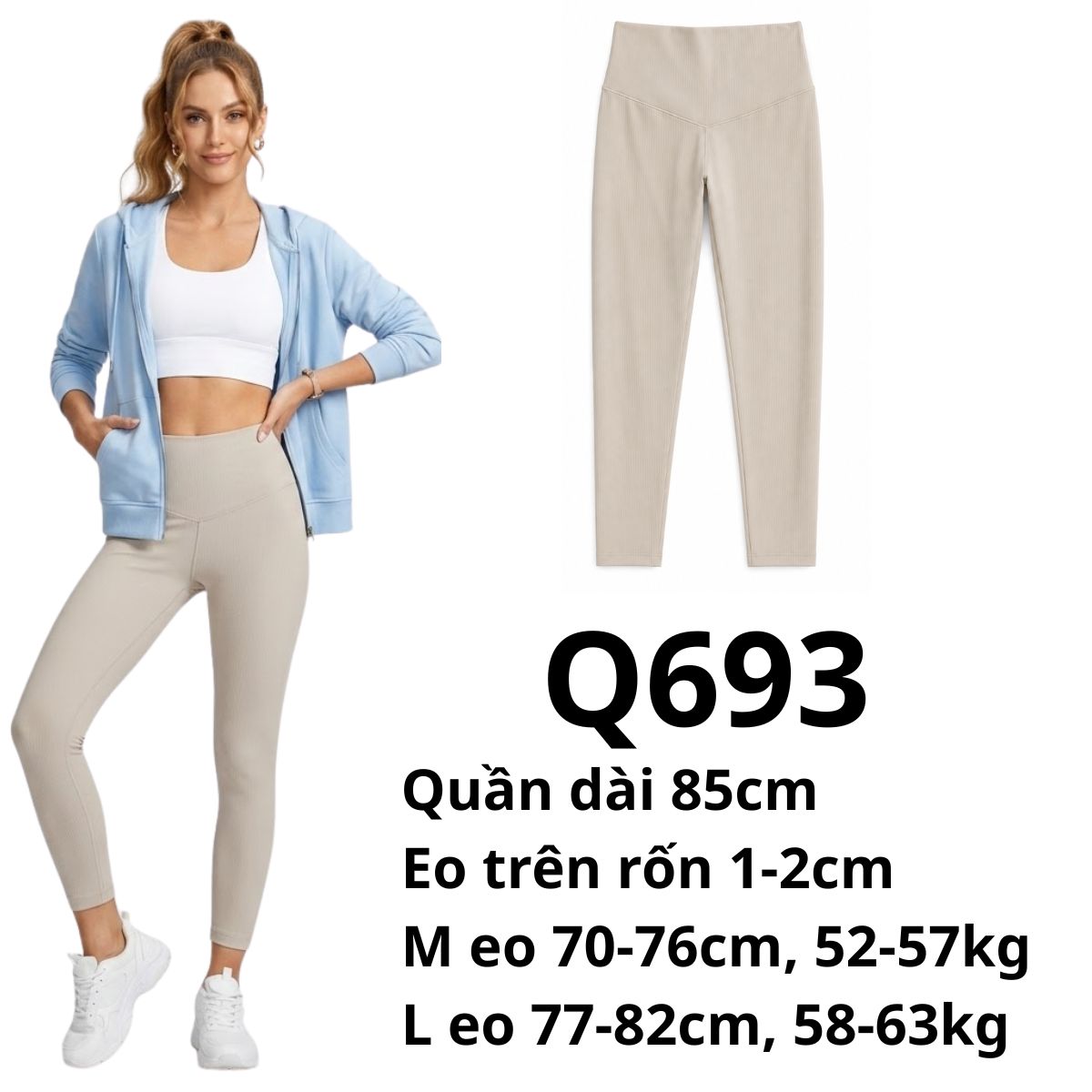 Q693- Quần tập skinny