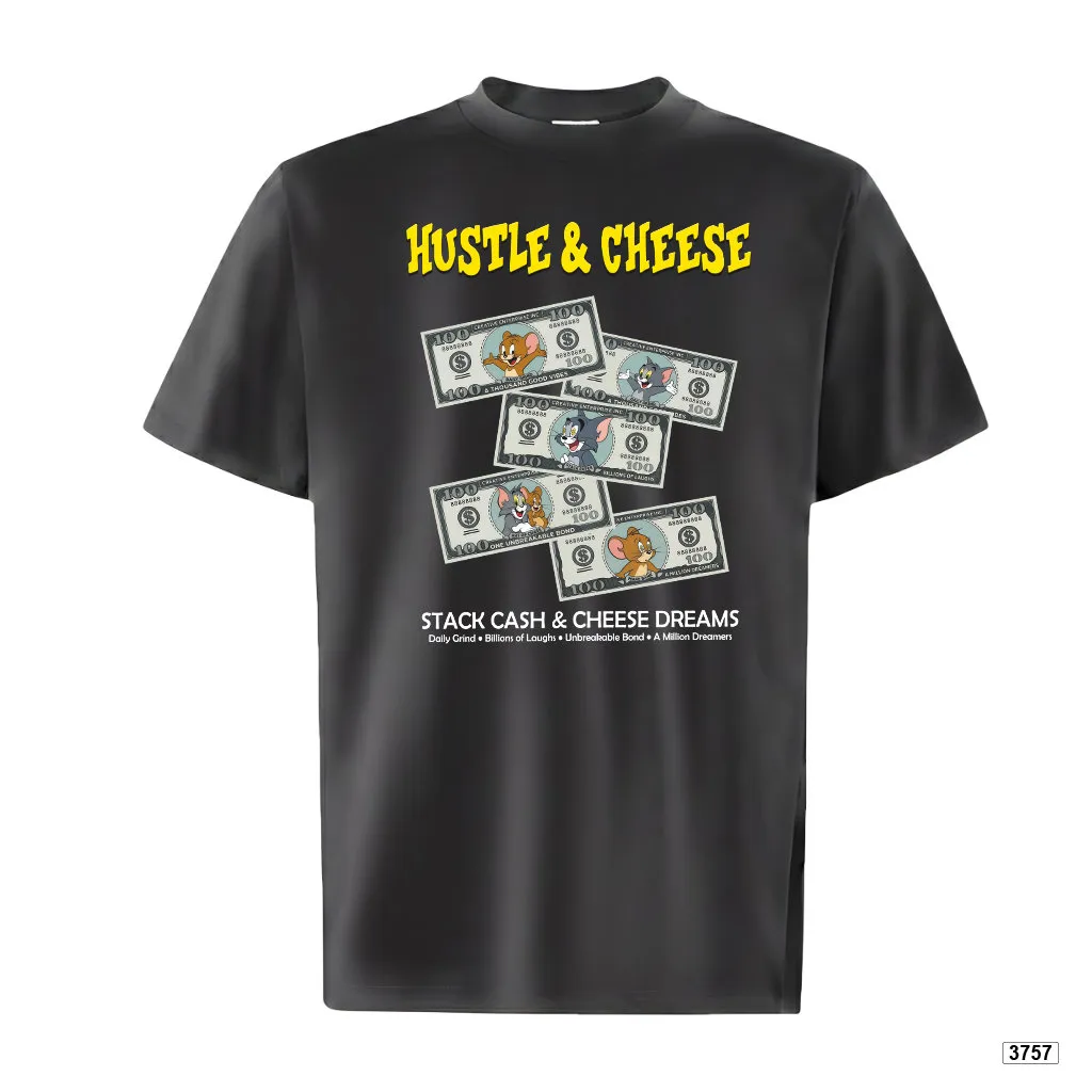 Áo thun nam form oversize local brand Hustle and Cheese TeePrint 3757_thumbnail_10