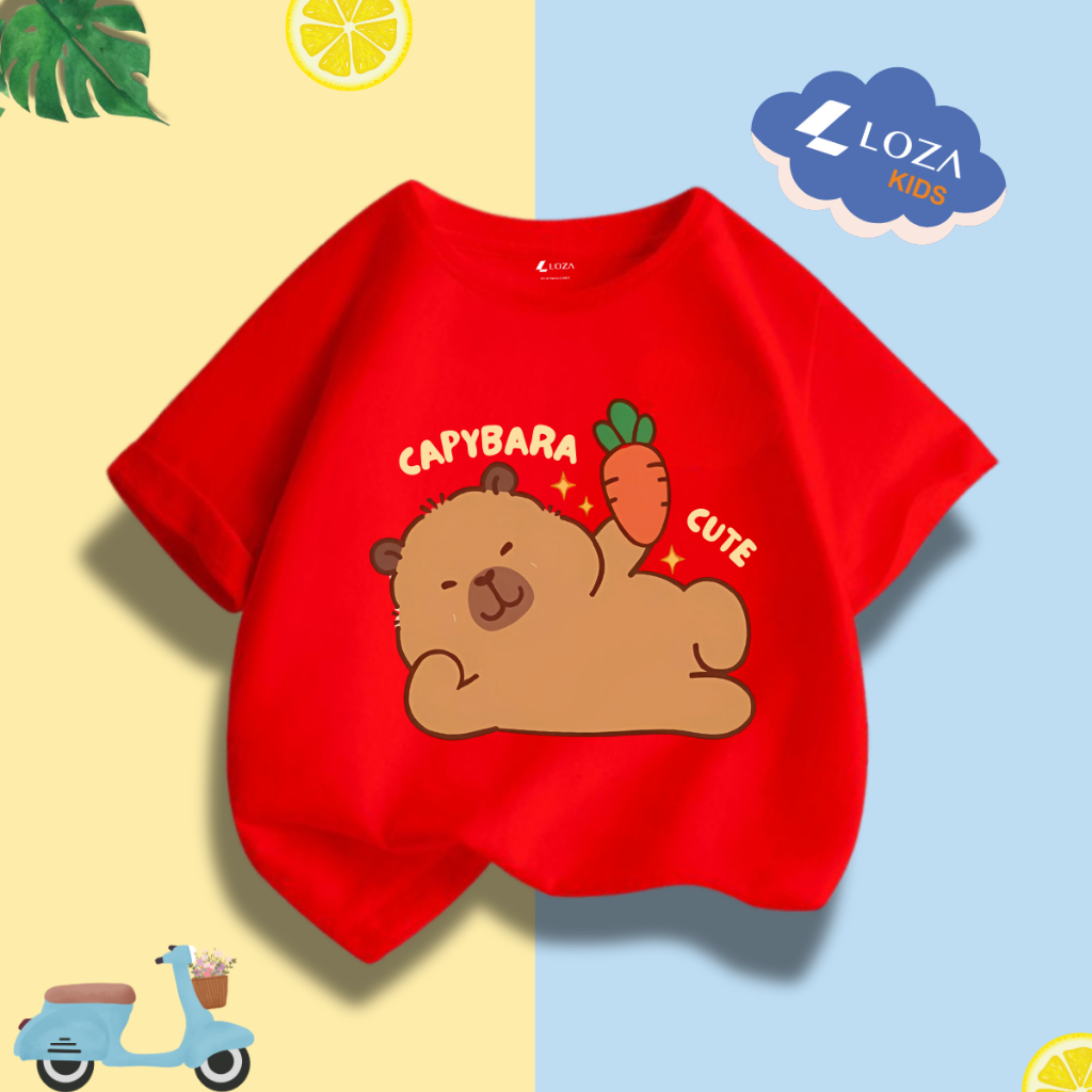[XẢ KHO SIZE 140] Áo phông cho bé trai/bé gái - Quần áo trẻ em từ 26-30kg - Loza Kids XA0009_thumbnail_39