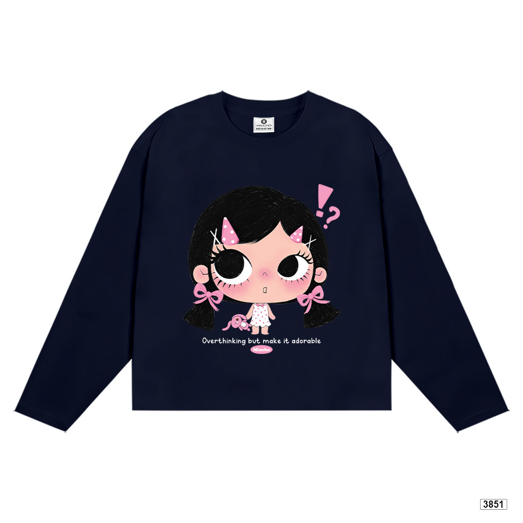 Áo thun nữ form boxy tay dài nữ áo cute phong cách soft girl Hàn Quốc Miucho 3851_thumbnail_10
