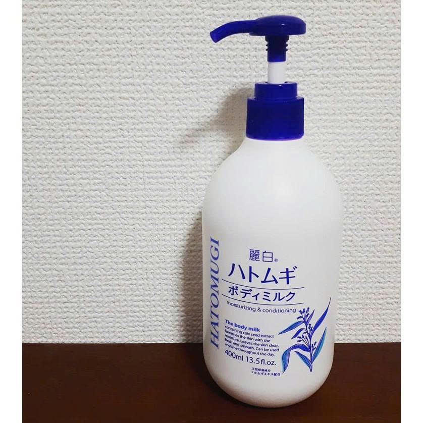 SỮA DƯỠNG THỂ LÀM TRẮNG DA HATOMUGI BODY MILK 400ML_thumbnail_3