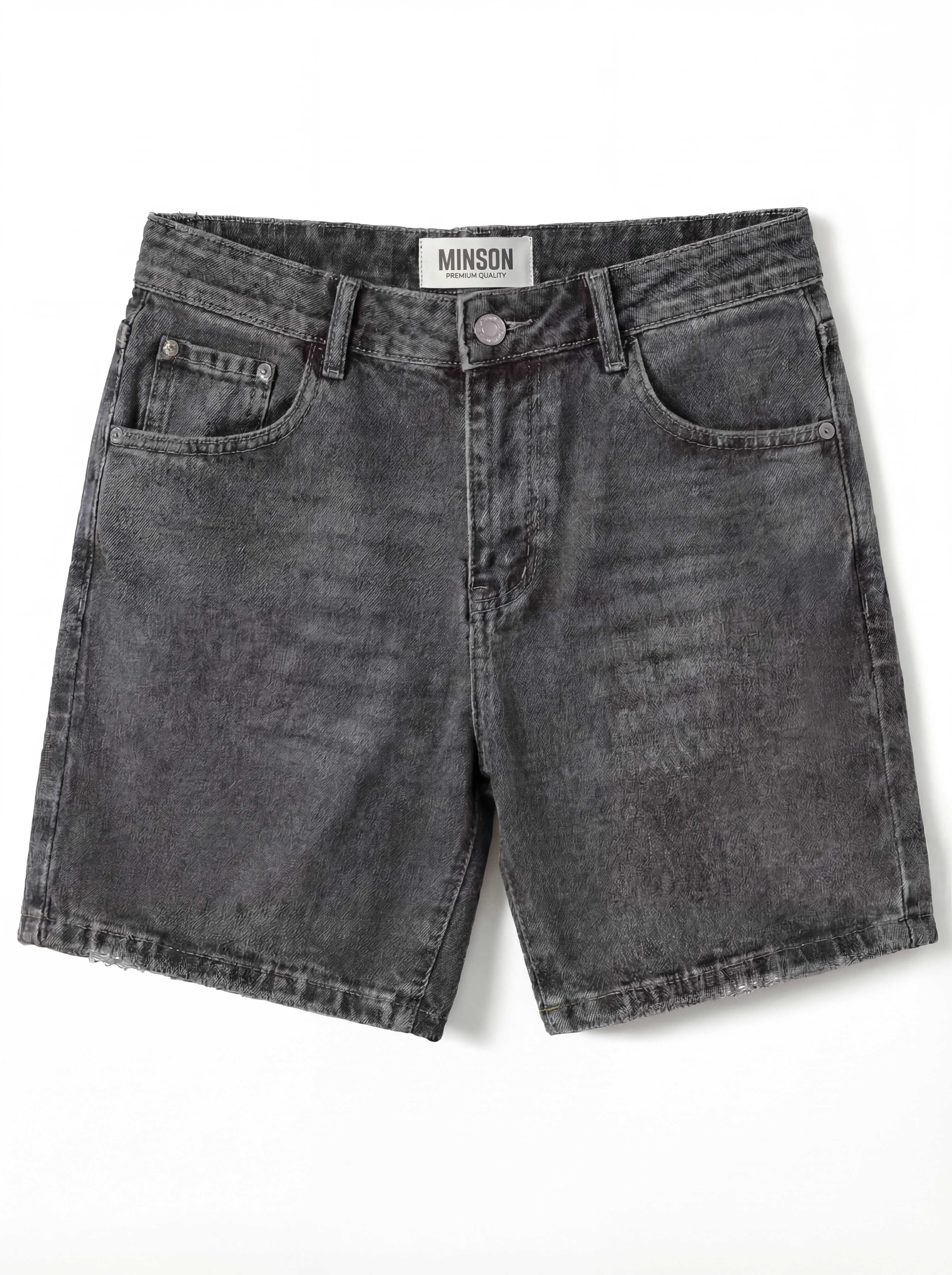 SHORTS DENIM - GREY