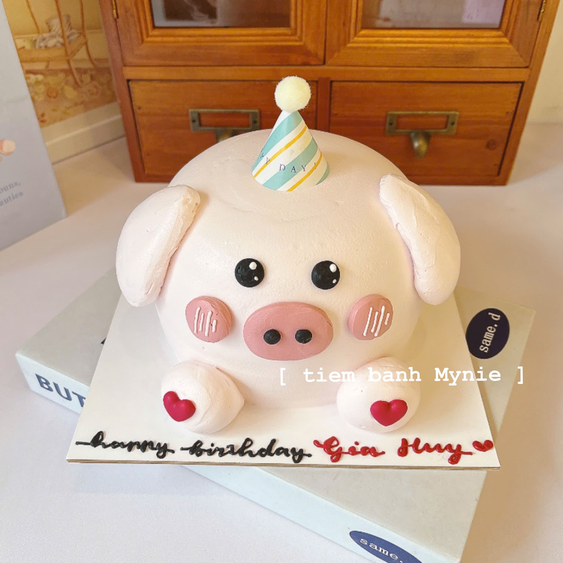 Bánh 3D con heo