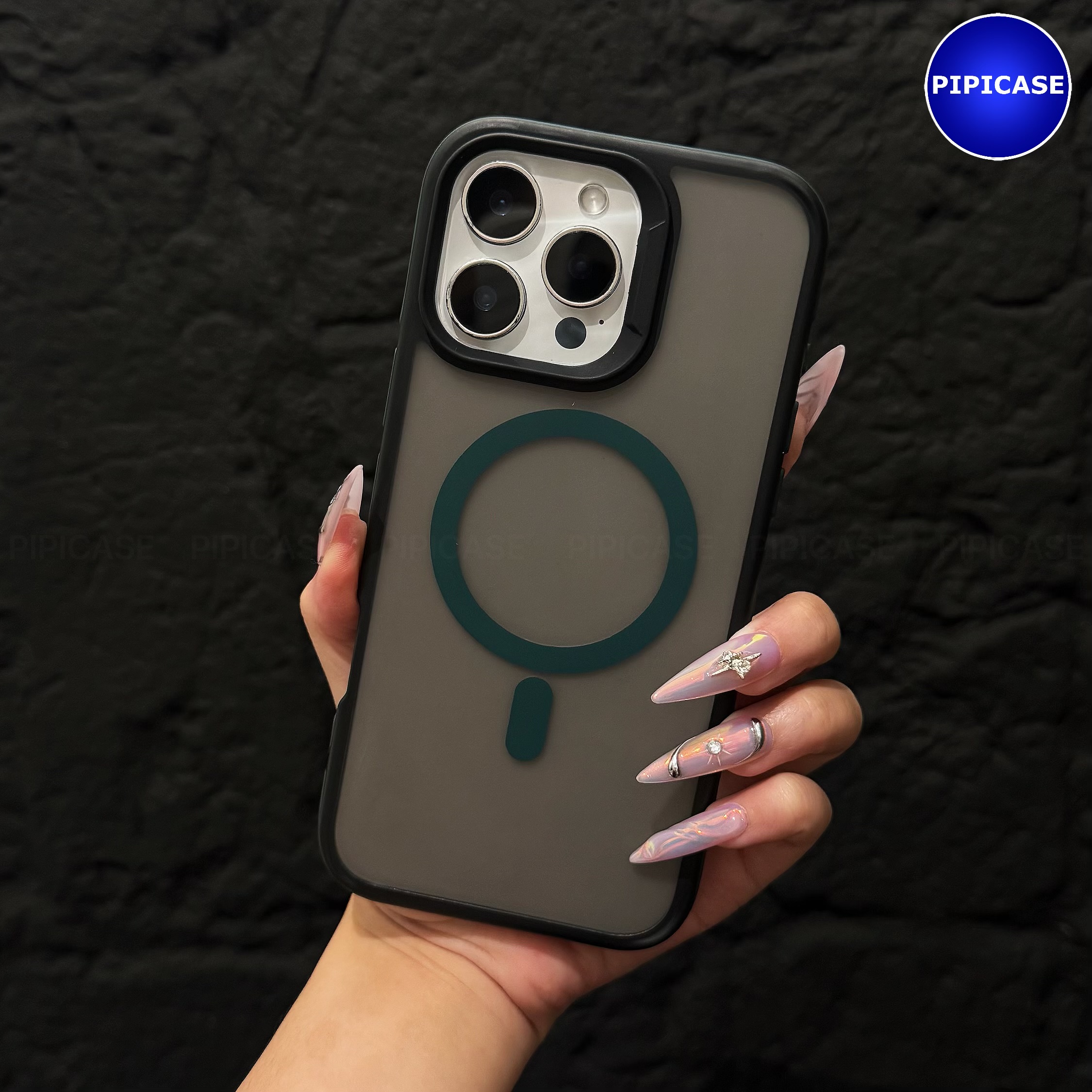 Ốp Lưng iPhone 15 Pro Max - Map - Xanh Rêu_thumbnail_9