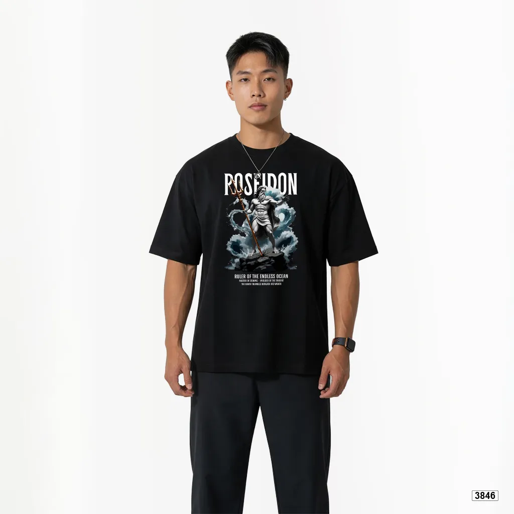 Áo thun nam form rộng classic TeePrint 3846_thumbnail_3