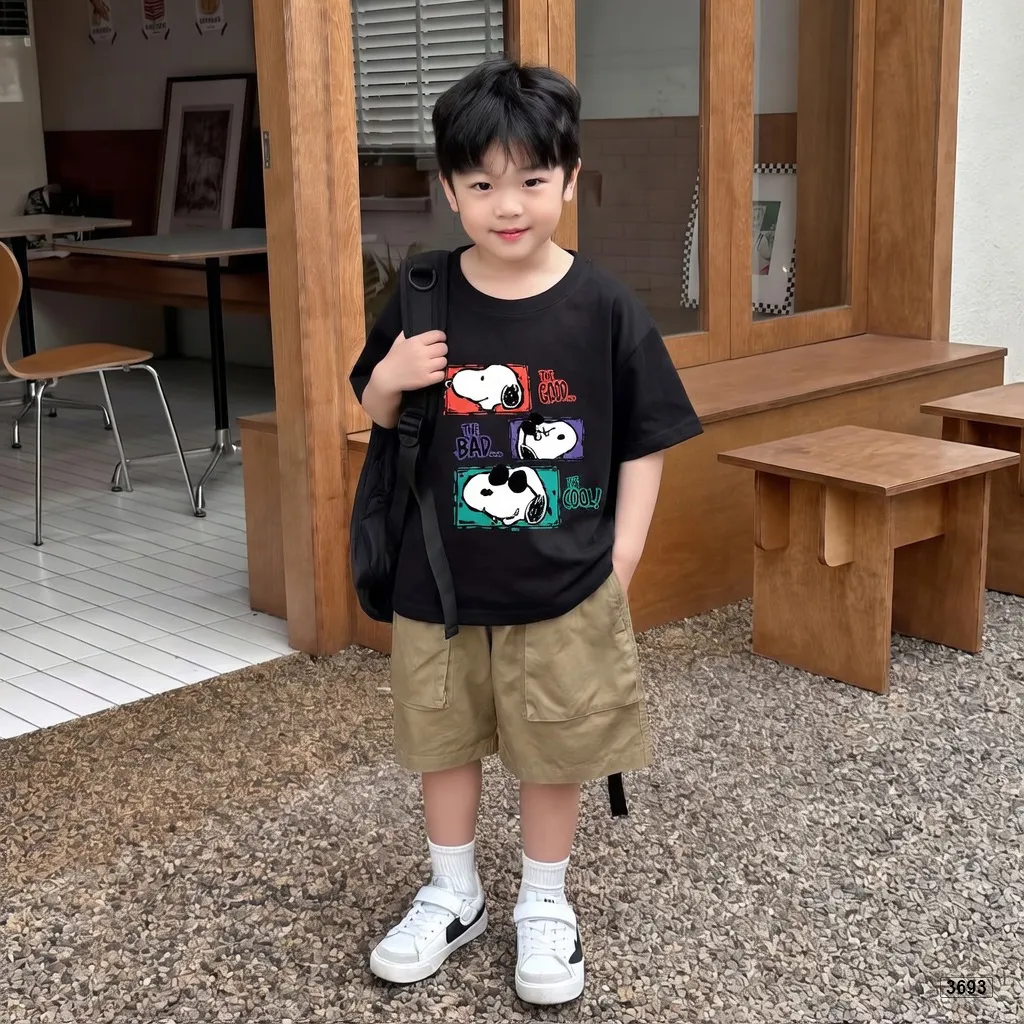 Áo thun bé trai bé gái chất mềm mại thoáng mát BST Snoopii Kado 3693_thumbnail_5