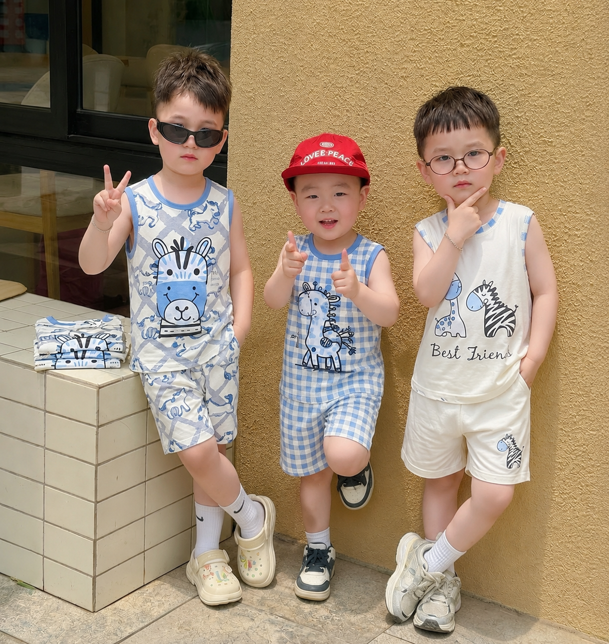 C73 SET 3 BỘ BA LỖ NGỰA Ô VUÔNG- A100.367