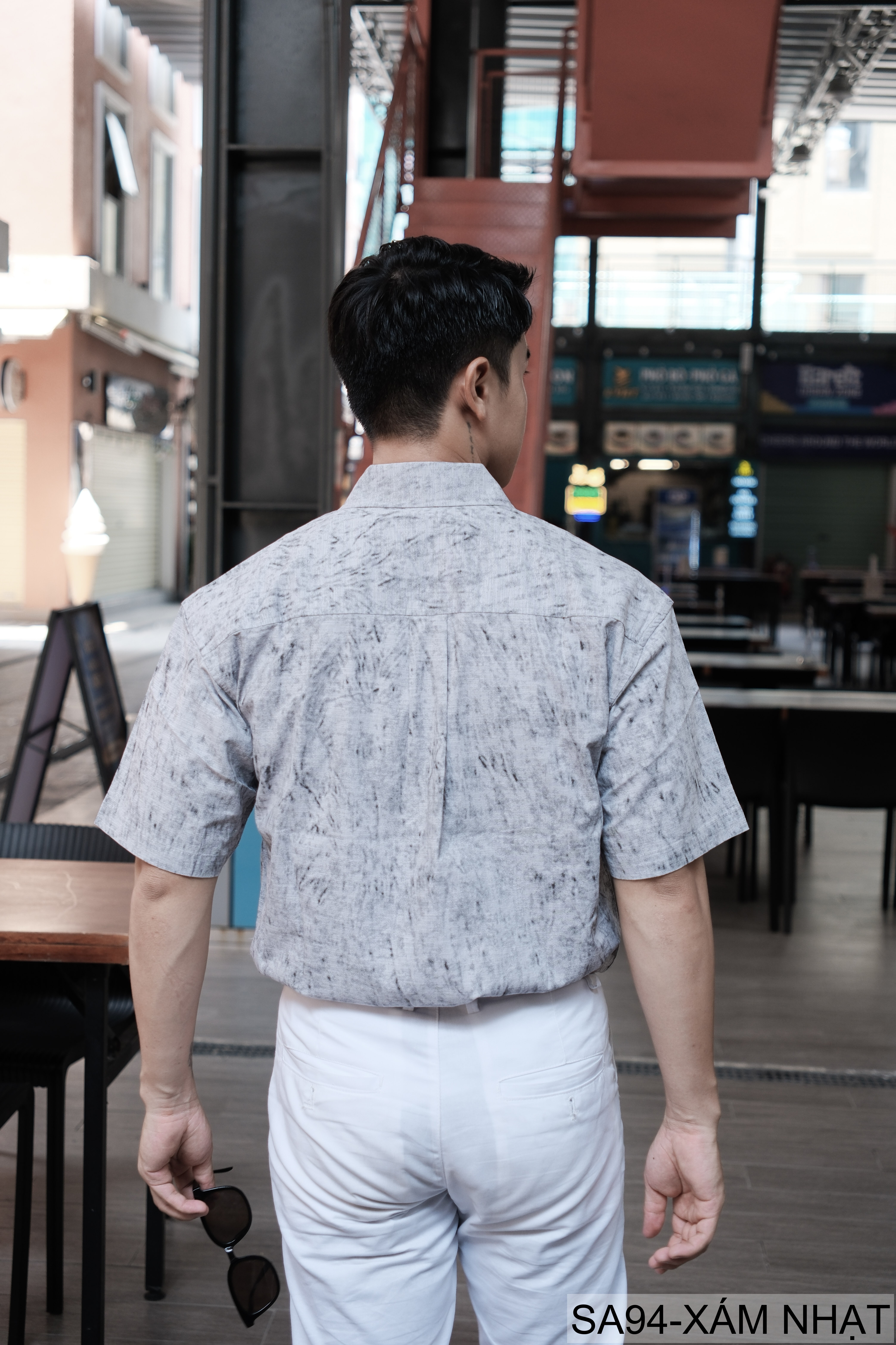 SA94 - Áo sơ mi nam ngắn tay in họa tiết Nhật Bản, chất cotton thoáng mát, form rộng trẻ trung_thumbnail_2