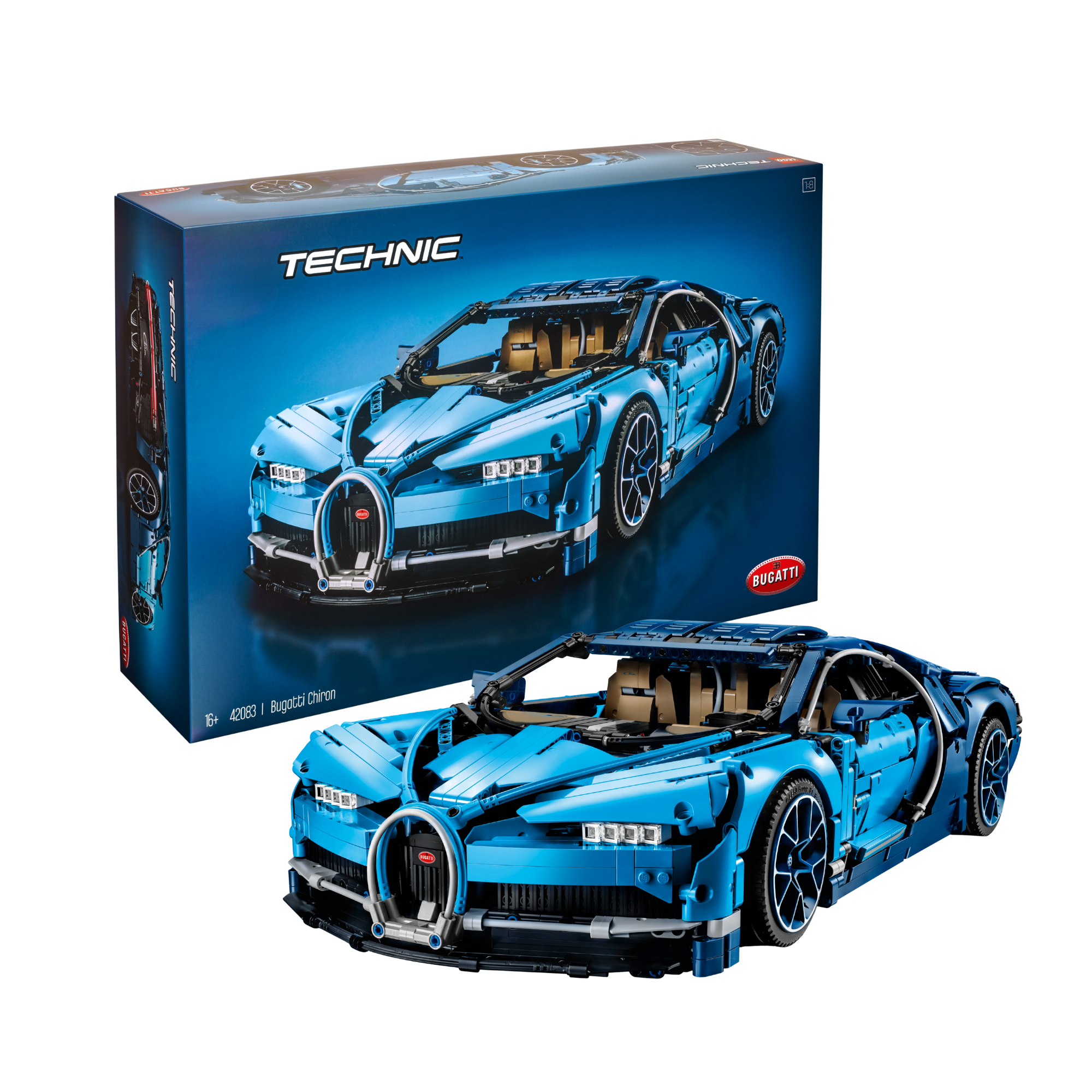 Mô Hình Lắp Ráp Siêu Xe LEGO Bugati Chiron 1:8