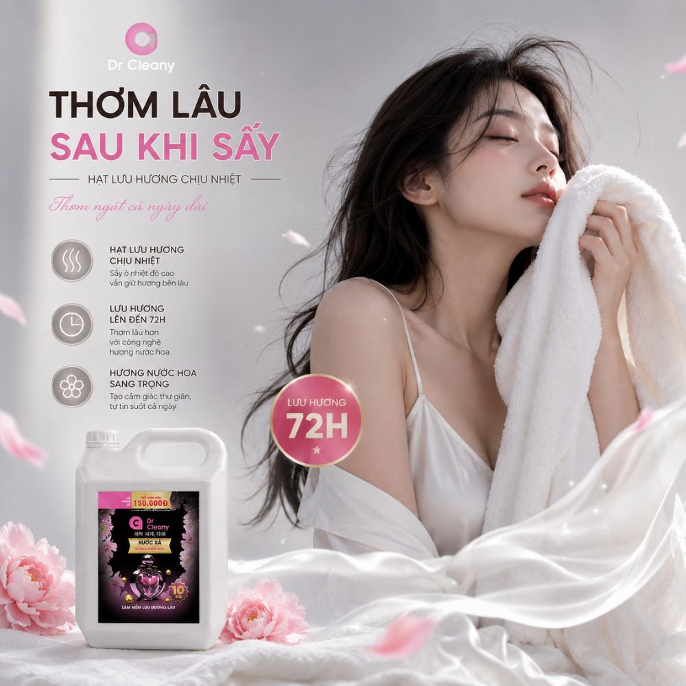 Nước xả Dr Cleany 10KG (Đen)